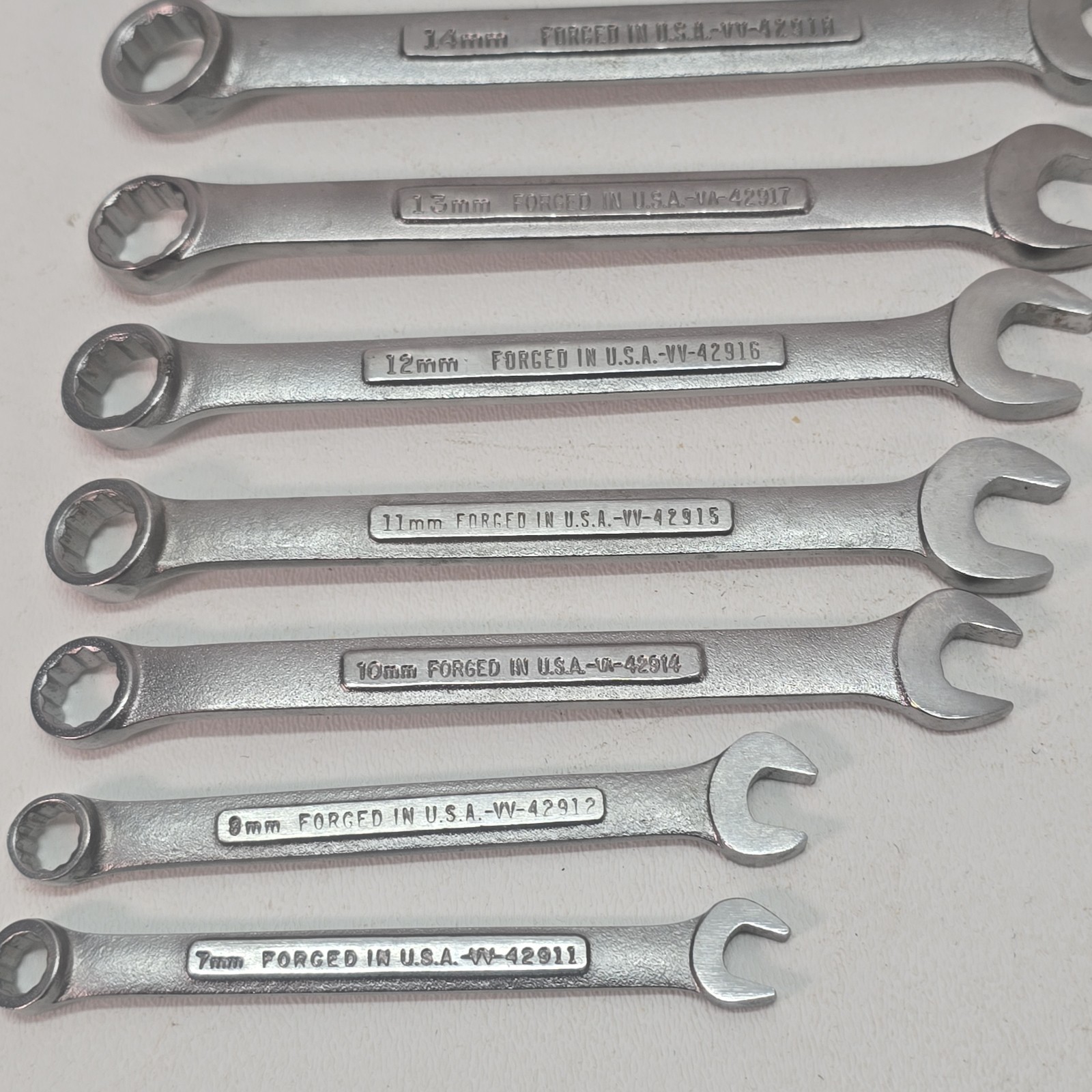 Craftsman USA 11 pc. 12pt Metric Combination Wrench Set 7mm-19mm