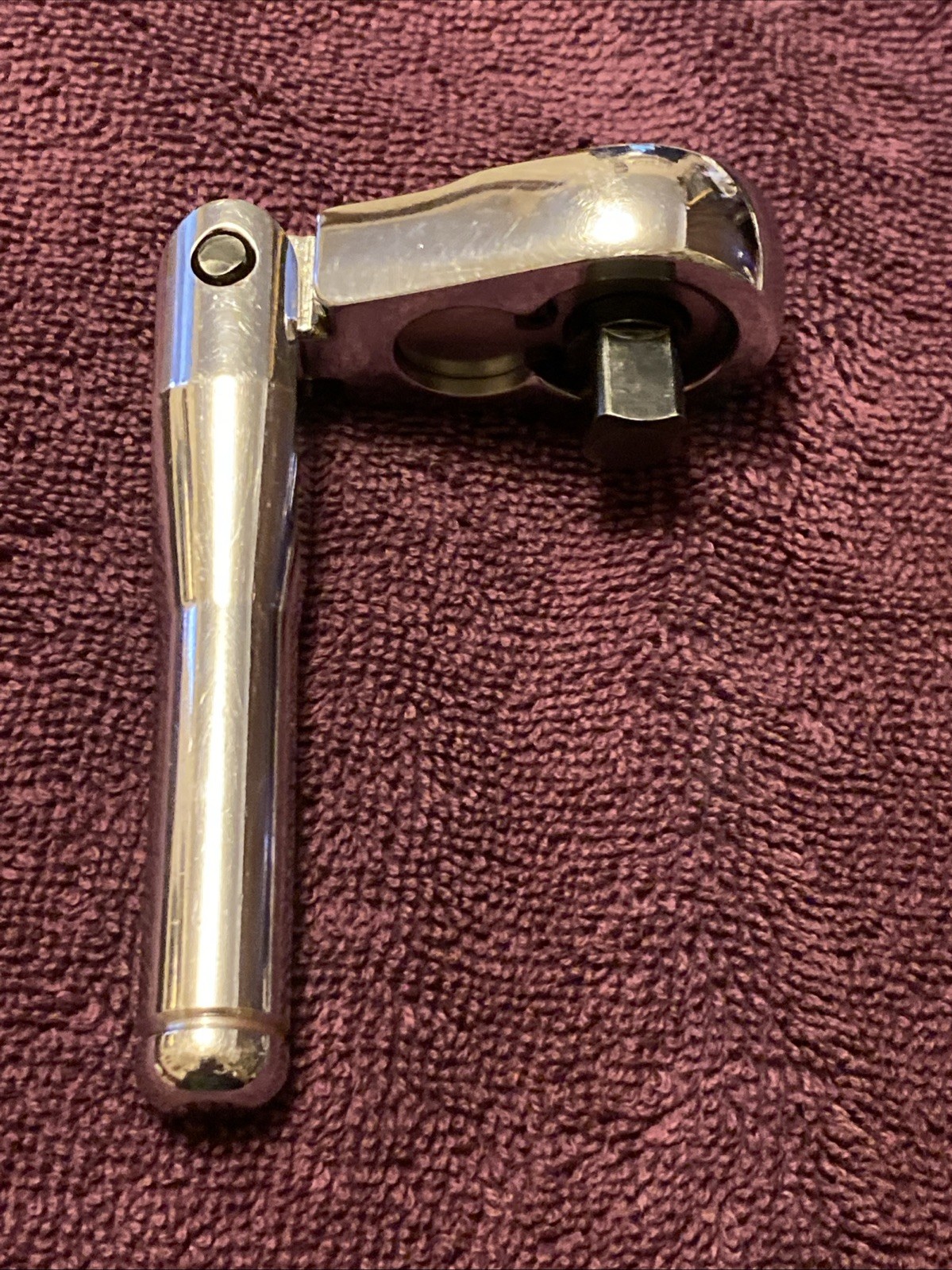 Vintage Craftsman 44834 VM 3/8” Drive Flex Head Stubby Ratchet USA Excellent