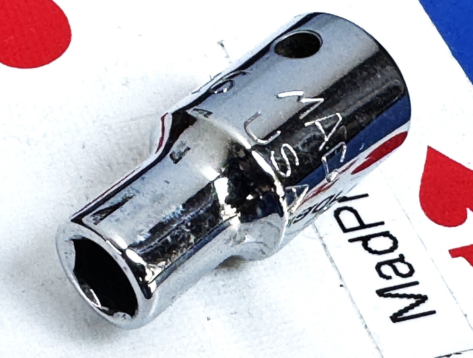 MAC Tools USA 1/4″ drive Fractional 3/16″ Shallow Chrome 6-point Socket M66 NEW