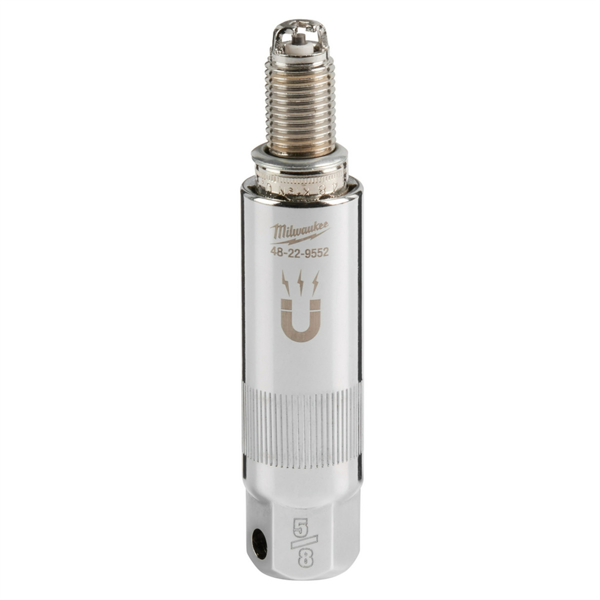 Milwaukee Tool 3/8″ Drive 5/8″ Magentic Spark Plug Socket