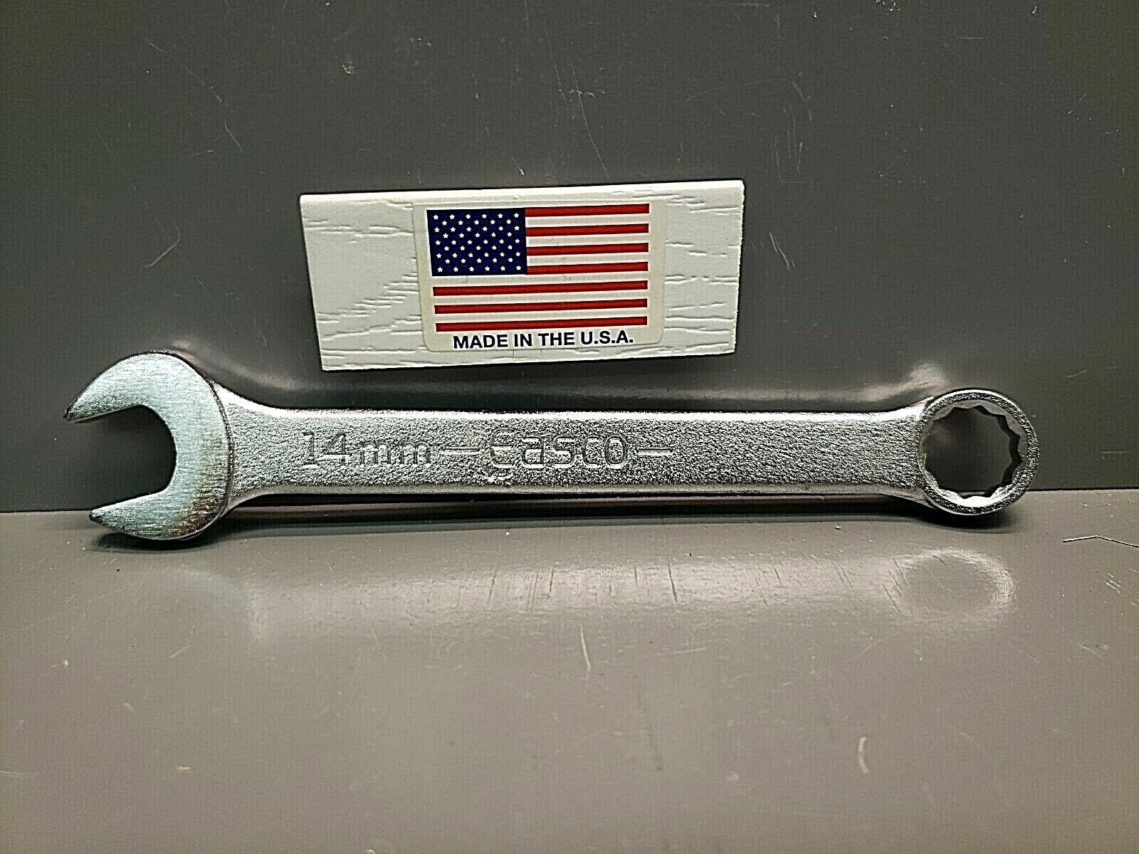 Combination Wrench EASCO 14mm Made in USA 63 1614 For Mechanics & Craftsman