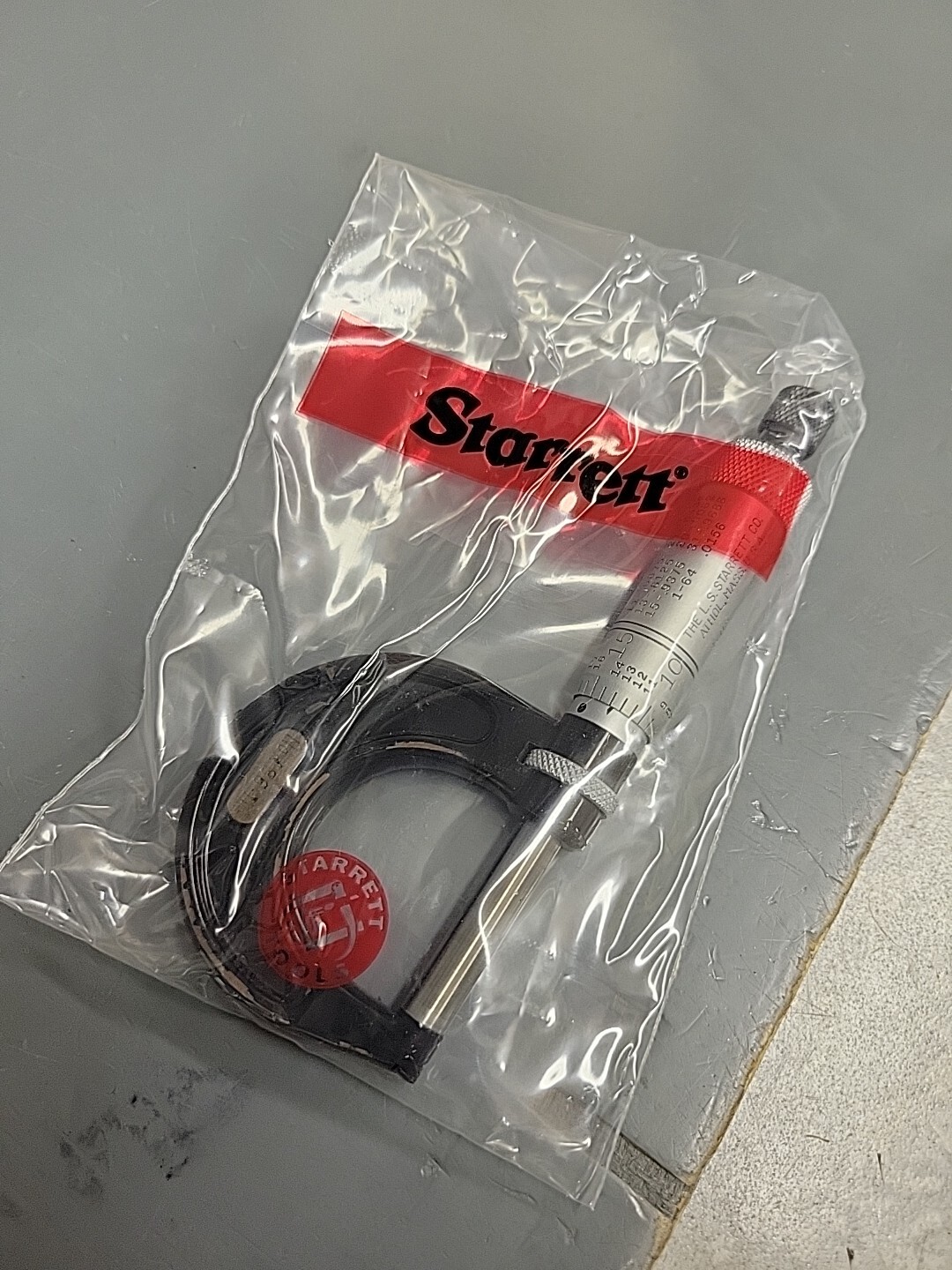 Starrett 436RL 1″ Micrometer Caliper With Ratchet Stop w/Lock Nut NEW OLD STOCK