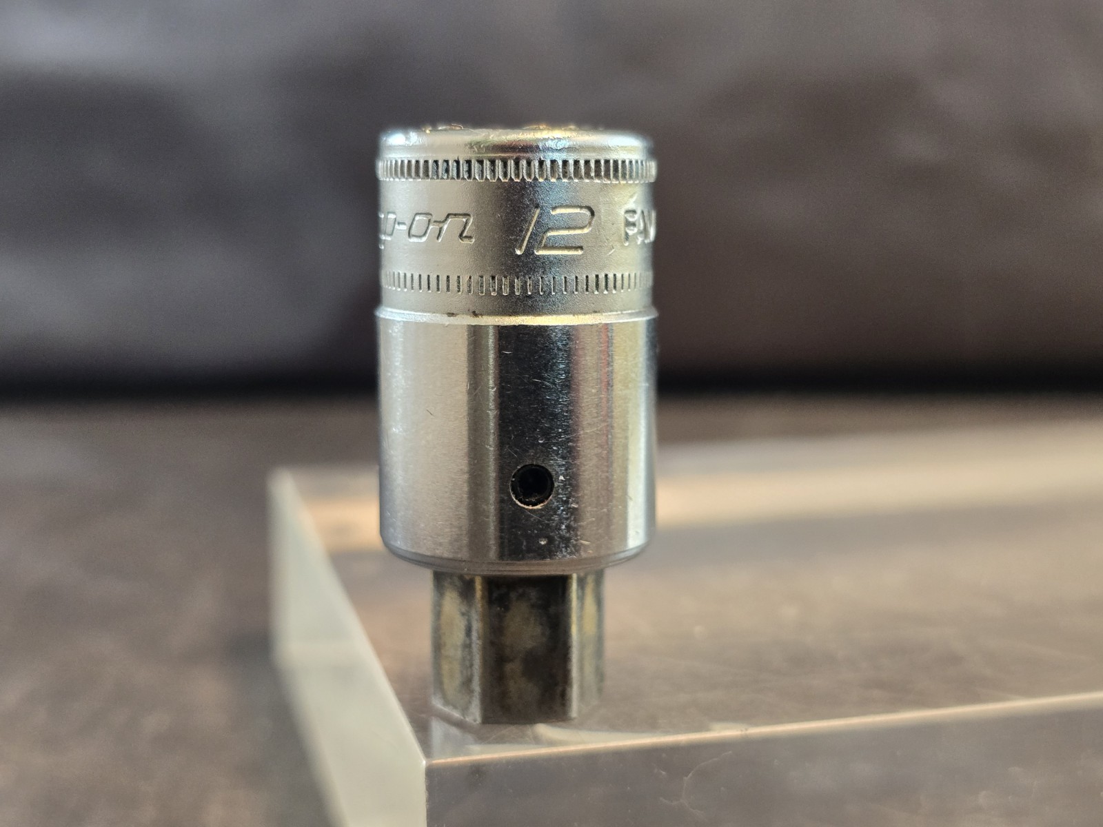 Snap-on 3/8″ Drive 12mm Hex Head Socket FAM12 USA 1991