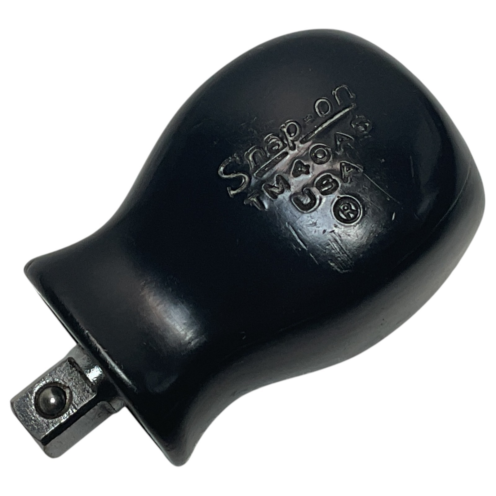 Snap-On TM40AS 1/4″ Drive Stubby Black Hard Handle Socket Driver USA Mechanic