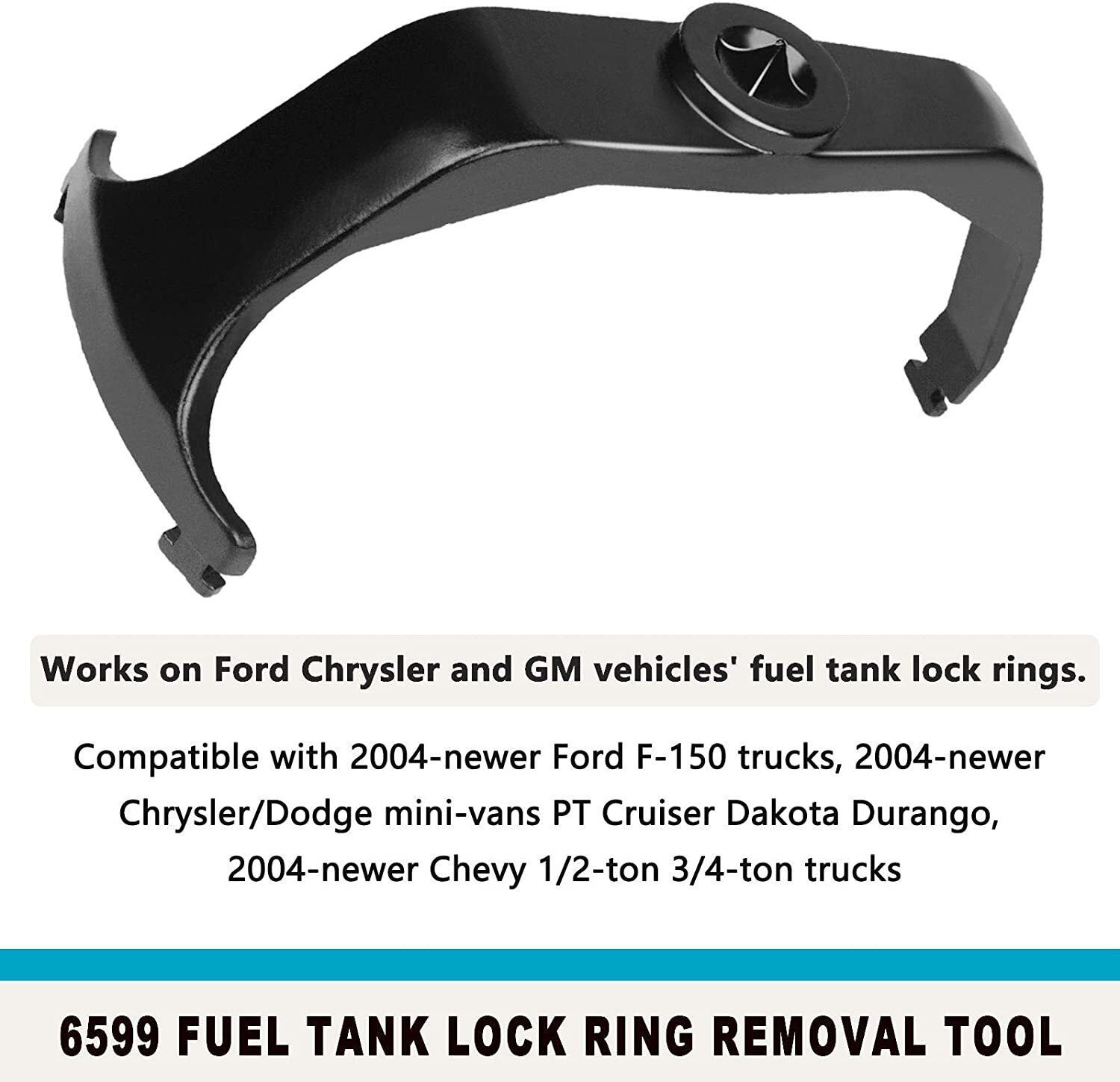 Universal Fuel Tank Lock Ring Tool Fuel Sender Tank Lid Remover for Ford Chrysle