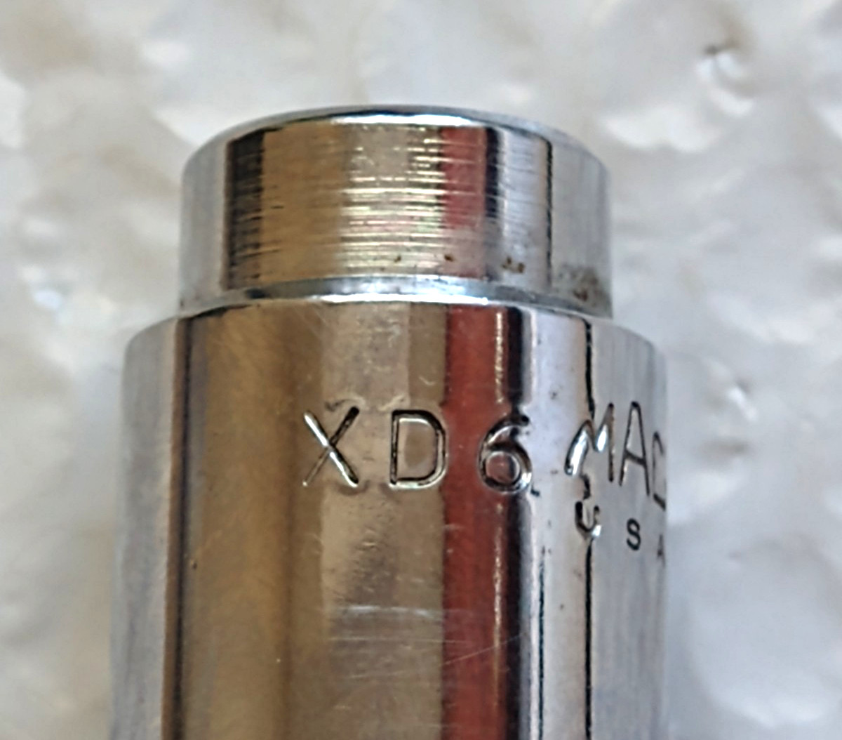 MAC TOOLS XD6-20MM. 3/8″ DRIVE, 20MM. SOCKET, 2.7″ DEEP/HIGH, 6 POINT.