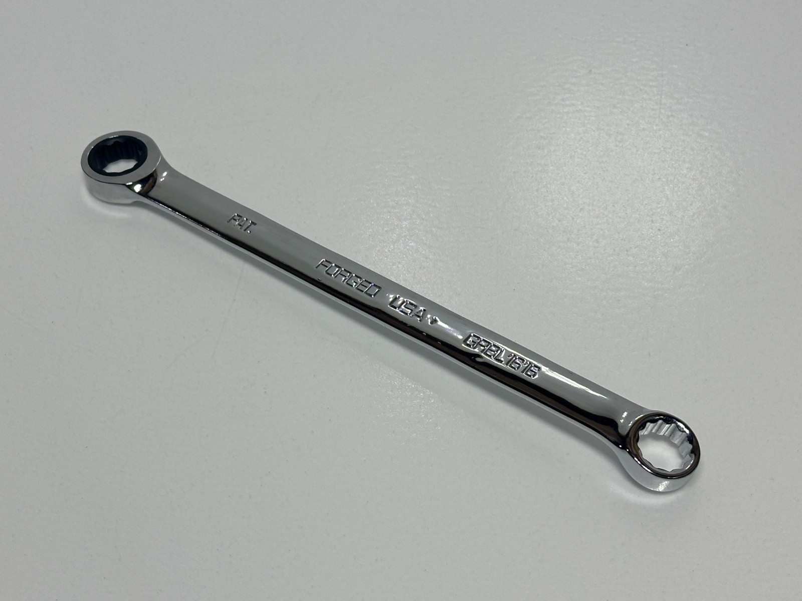🇺🇸 Matco Tools USA GRBL1616 SAE 1/2″ Ratcheting Double Box End Wrench, NOS