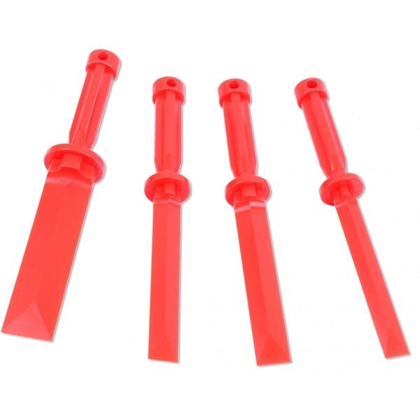 KOSHIHARA Plastics(PP) Scraper Set M035 L : 270mm Blade width: 19,22,25,38mm