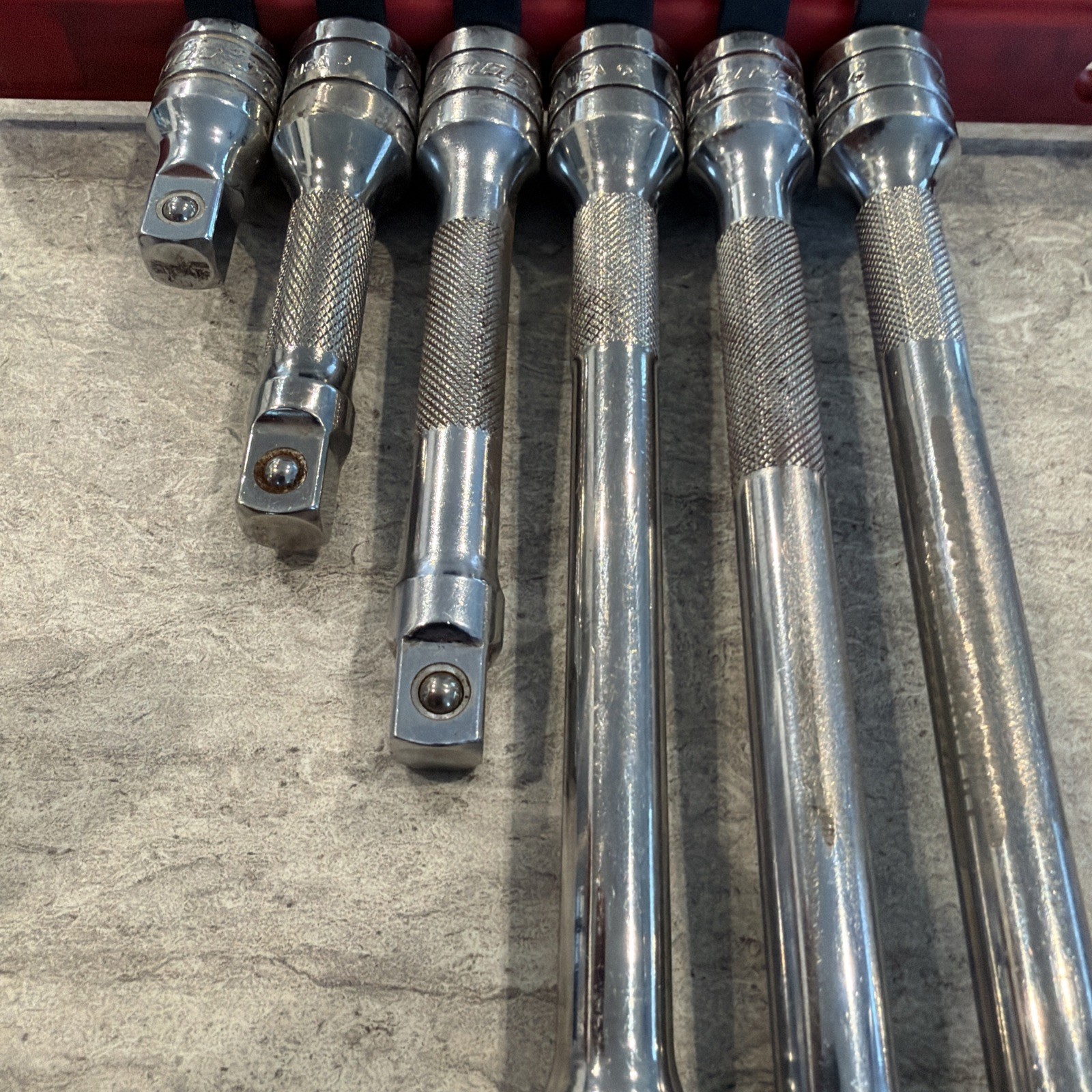Snap On Tools, 3/8” Drive Extension Set, 6pcs, 206AFX, Great Condition