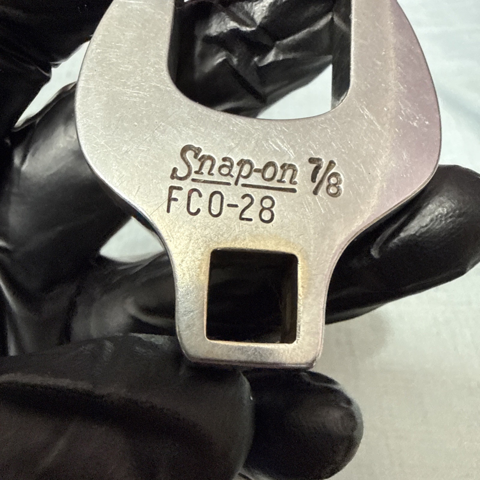 Snap-on 7/8″ FCO28 3/8″ drive Crowfoot Wrench Underline