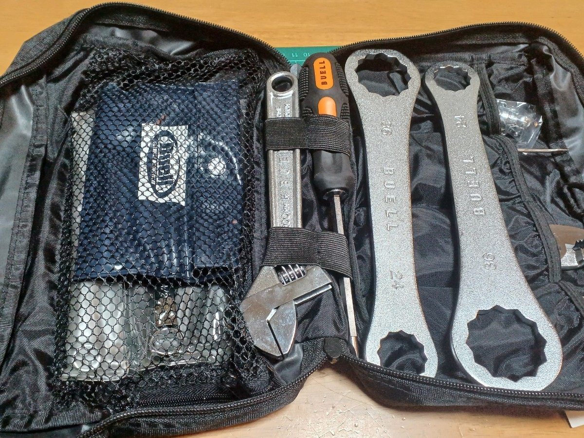 Buell Genuine Motorcycle Tool Kit with Tool Bag Wrench Set