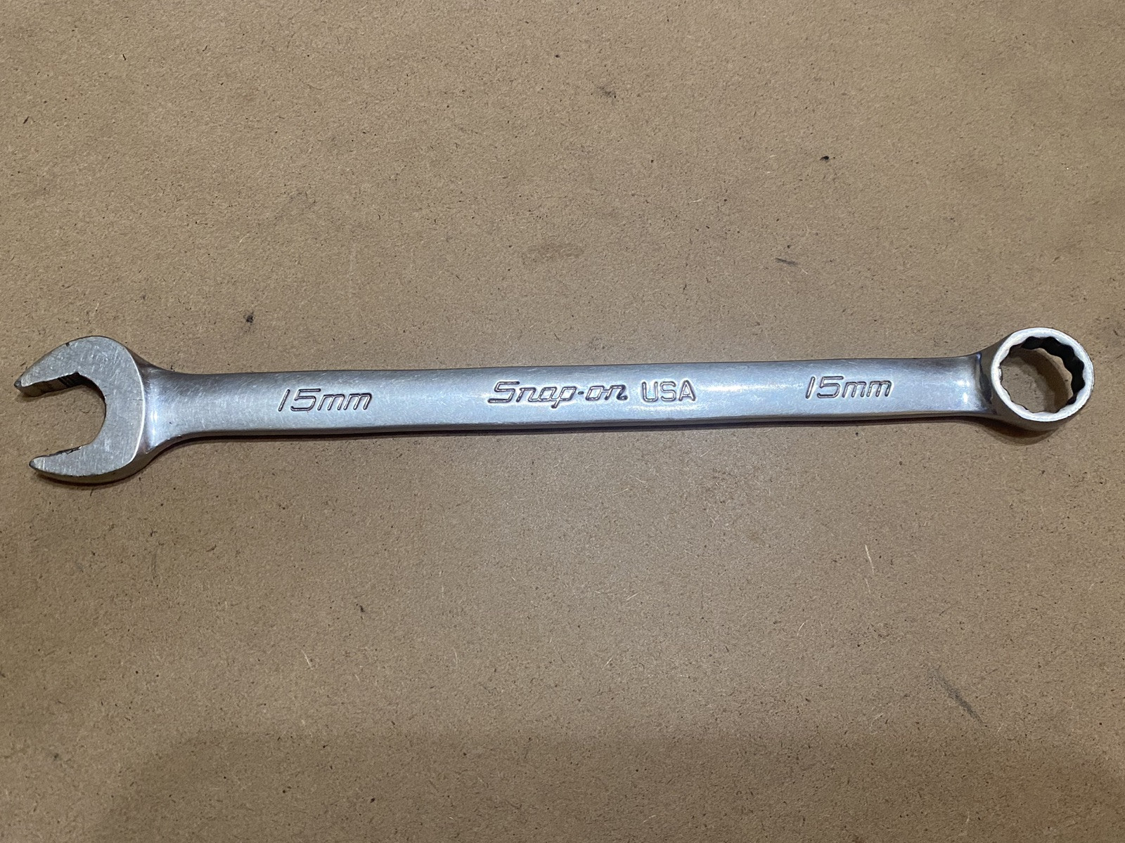 Snap On Tools SOEXM15 15MM Flank Drive Combination Wrench 12 Point