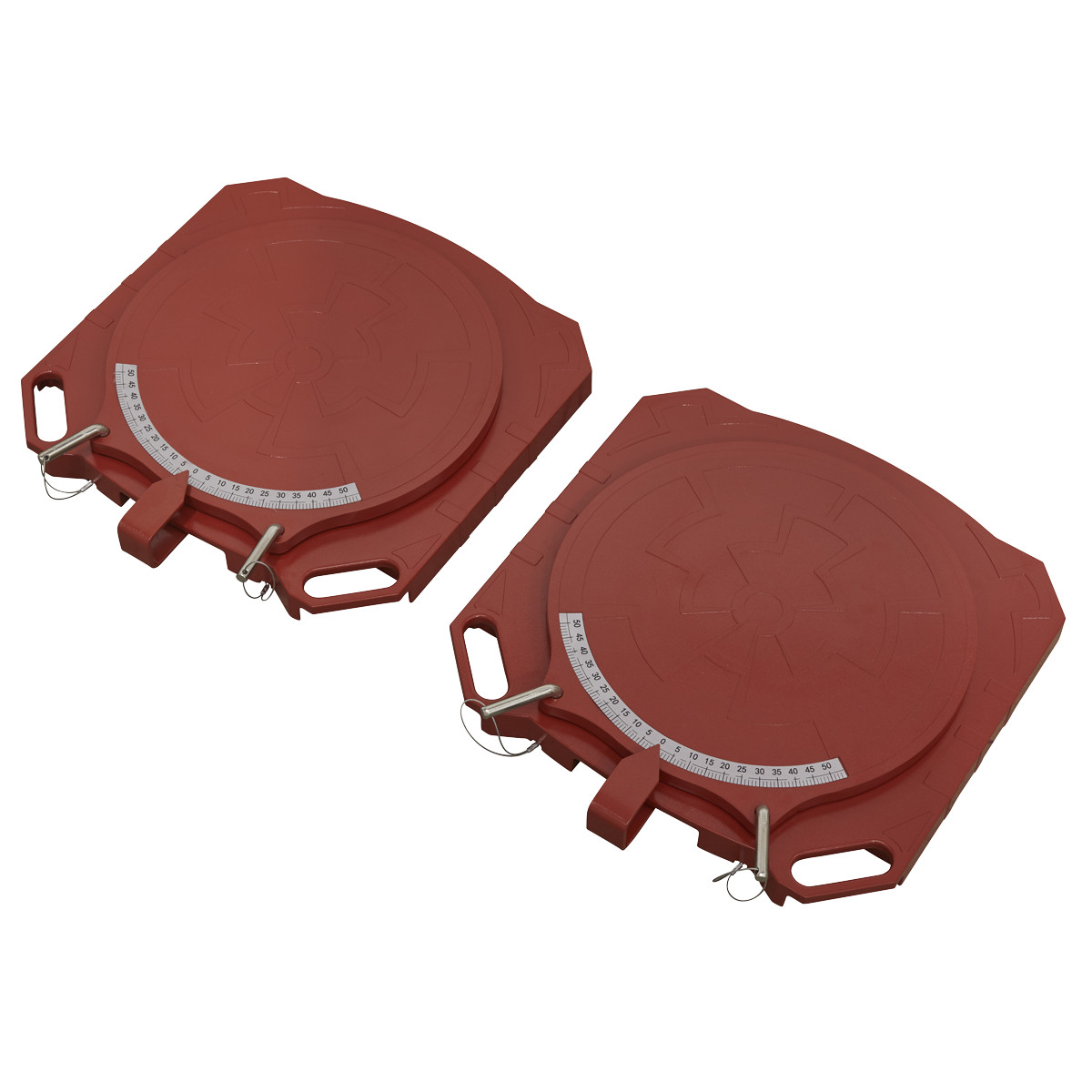Sealey Steering Turntables Pair Maximum Loading 4000kg per Pair – Red GA44