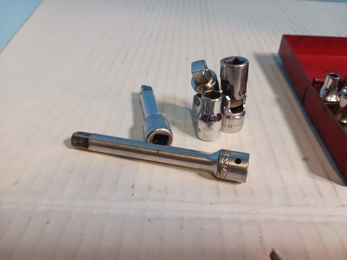Snap-on 15 Piece 1/4” Drive 6-point Metric Starter Set. With Extras.