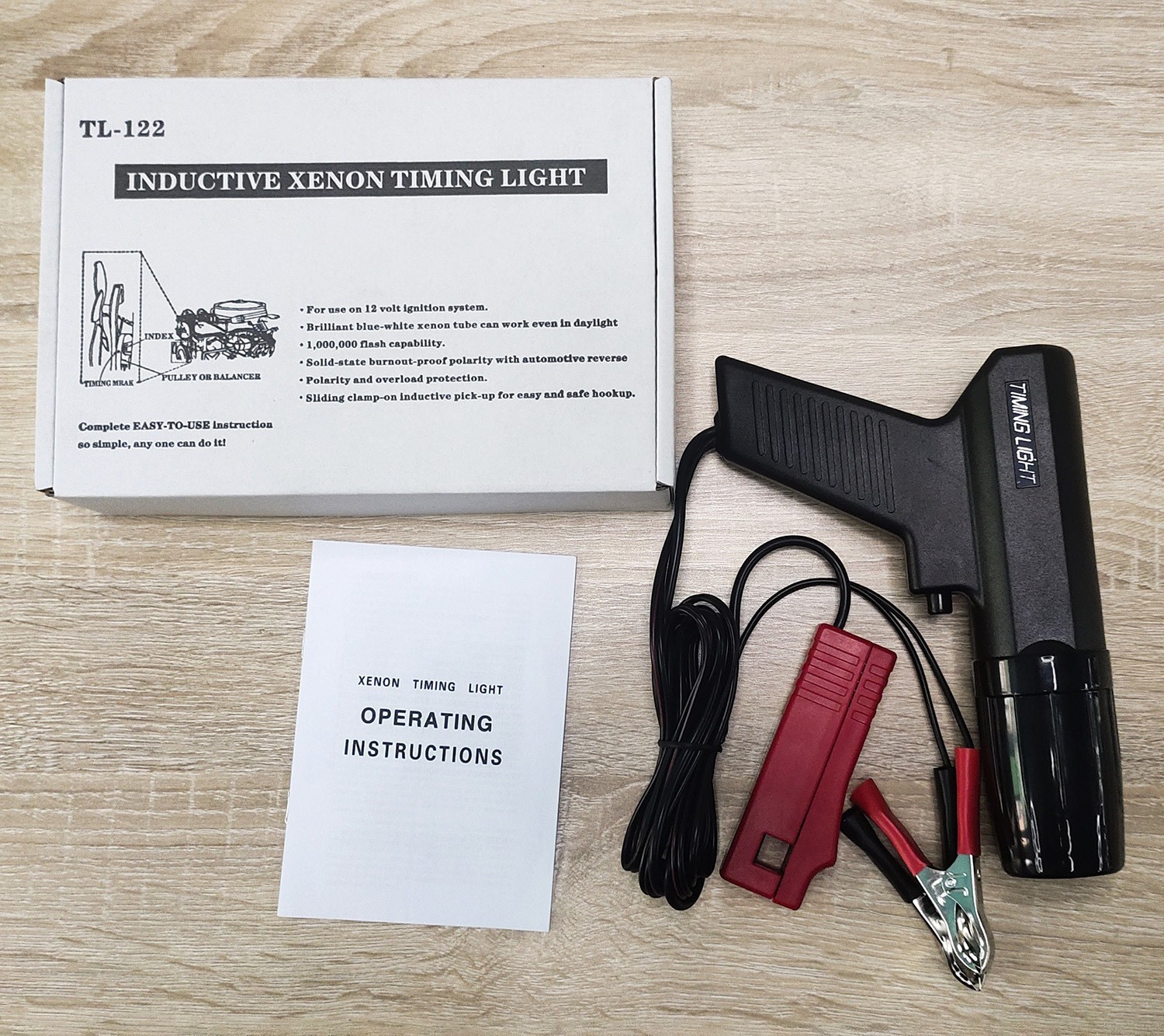 Car Motorcycle Engine Ignition Timing Light 12V Strobe Lamp Repair Tools
