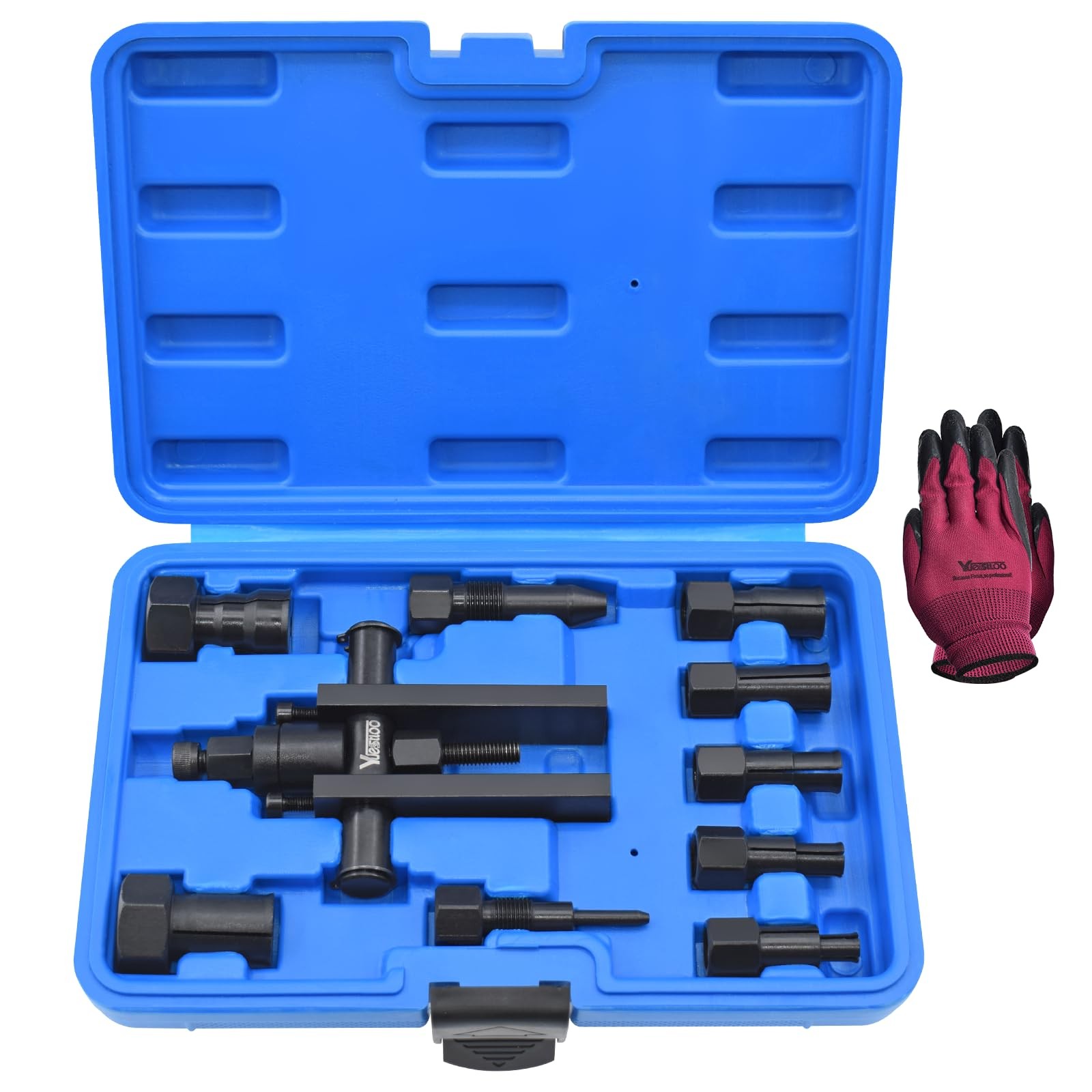 Yuesstloo 10Pcs Motorcycle Bearing Extractor Puller Tool Kit, Professional…