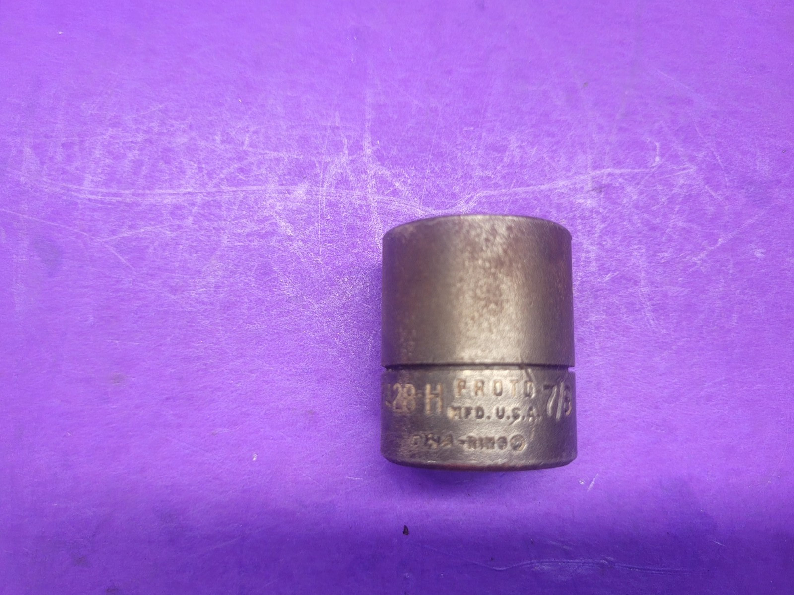 VINTAGE PROTO 6PT. 3/8DR. IMPACT SOCKET 7/8-7428-H