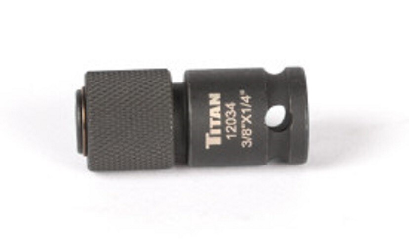 Titan 12034 3/8″ Drive to 1/4″ Hex Drive Quick Change Adapter – 3/8- 1/4