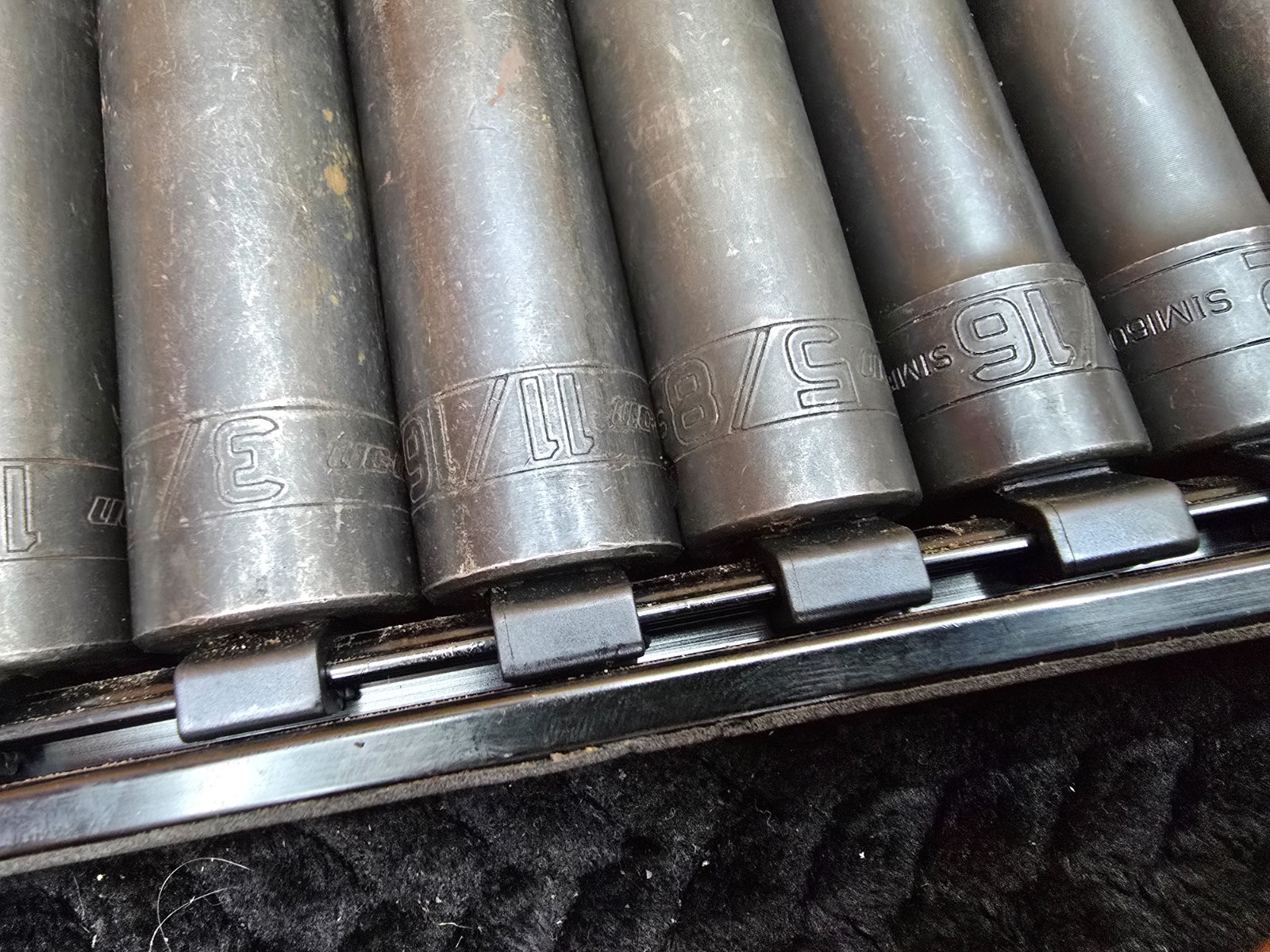 20 Piece 1/2 Drive Snap On Extra Deep Impact Master Socket Set 3/8 Though 1-9/16