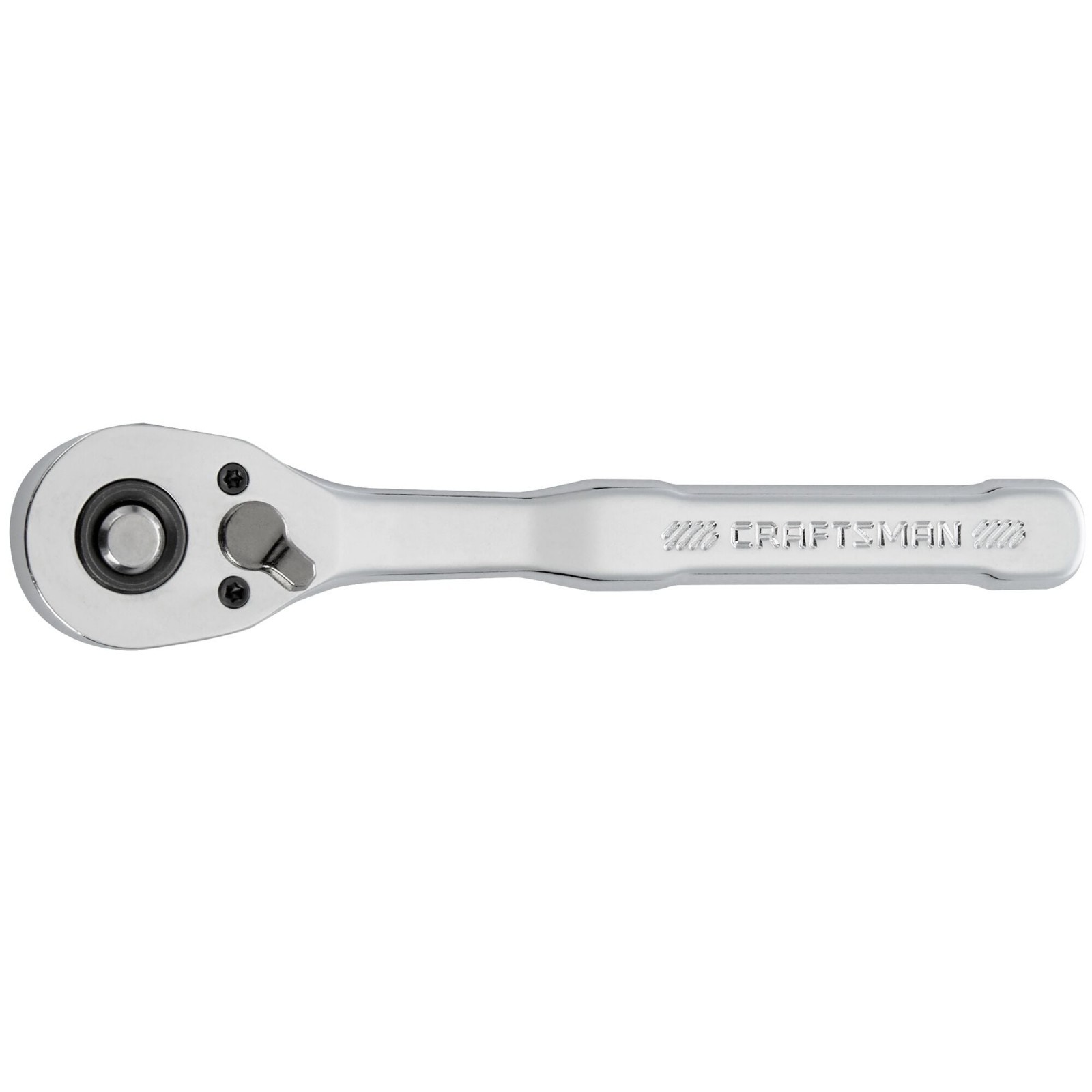 CRAFTSMAN 72‑Tooth 1/4″ Drive Full Polish Handle Ratchet Socket Wrenc