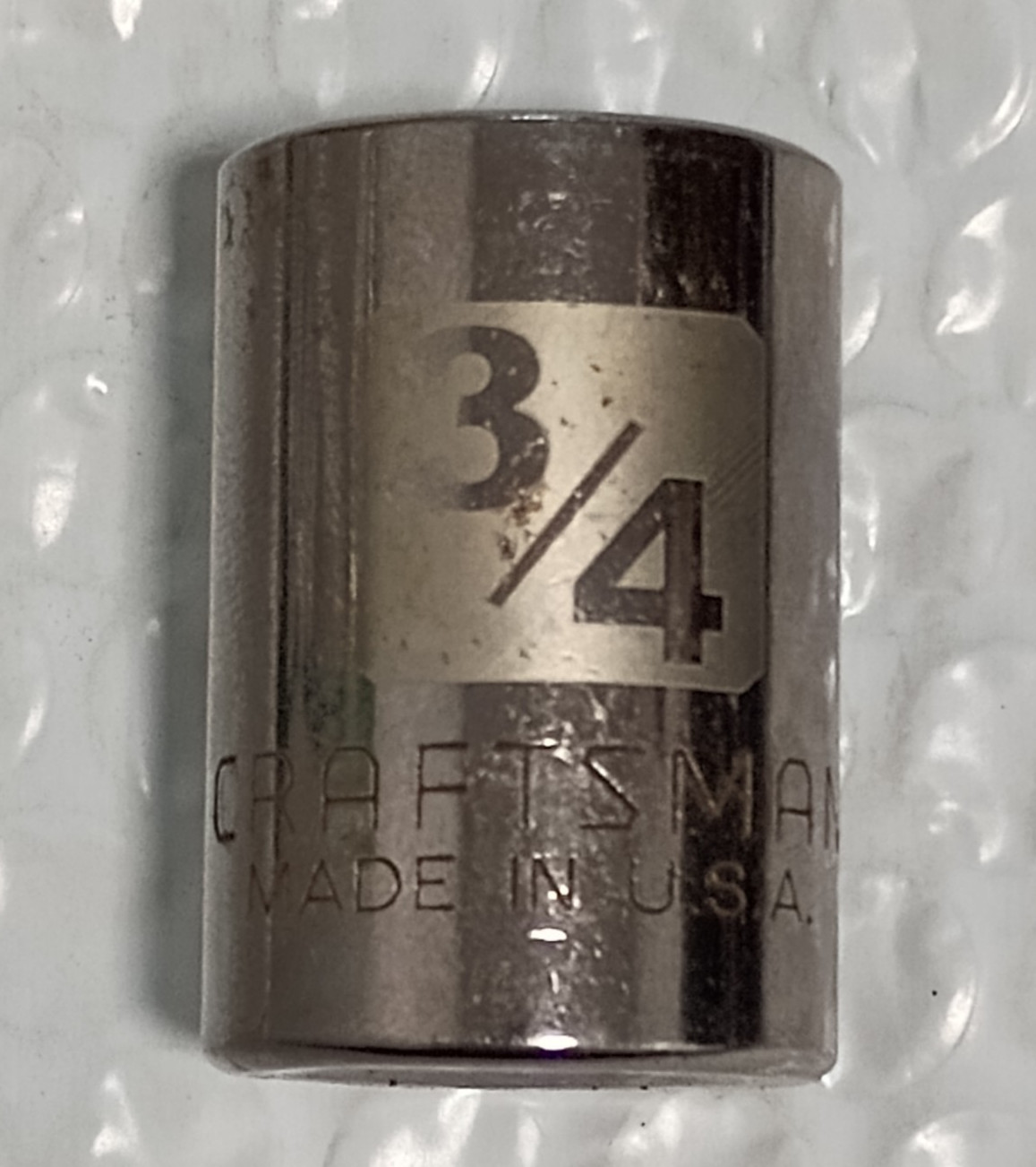 CRAFTSMAN TOOLS USA G2D 34652, 1/2″ DRIVE, 3/4″ SOCKET, SHALLOW, 12 POINT.