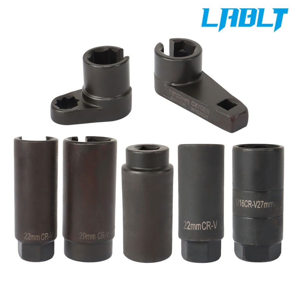 Oxygen Sensor Socket 1/2″ 3/8″ 7/8″ 22mm 27mm 29mm Drive O2 Sensor Removal Tool