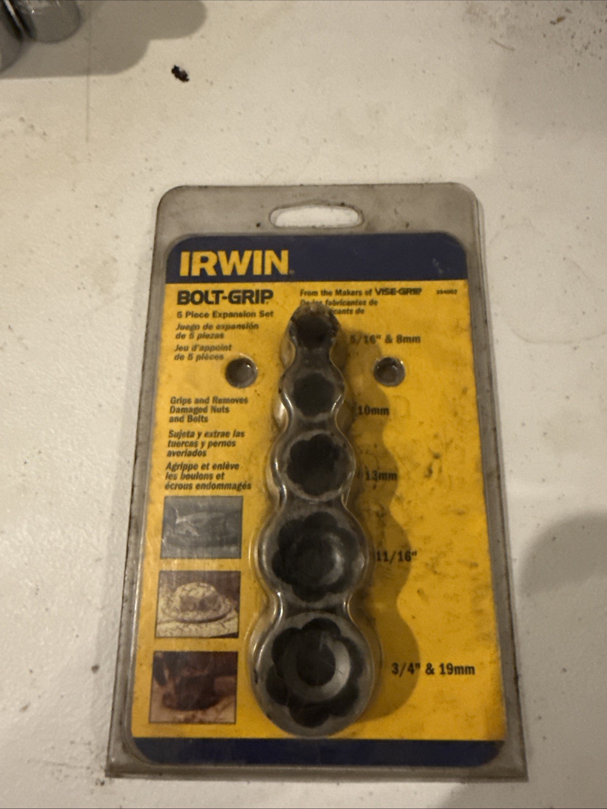 IRWIN BOLT-GRIP 5 Pc Expansion Set Bolt Extractor Kit 5/16–3/4” Metric SAE 🔧🔥