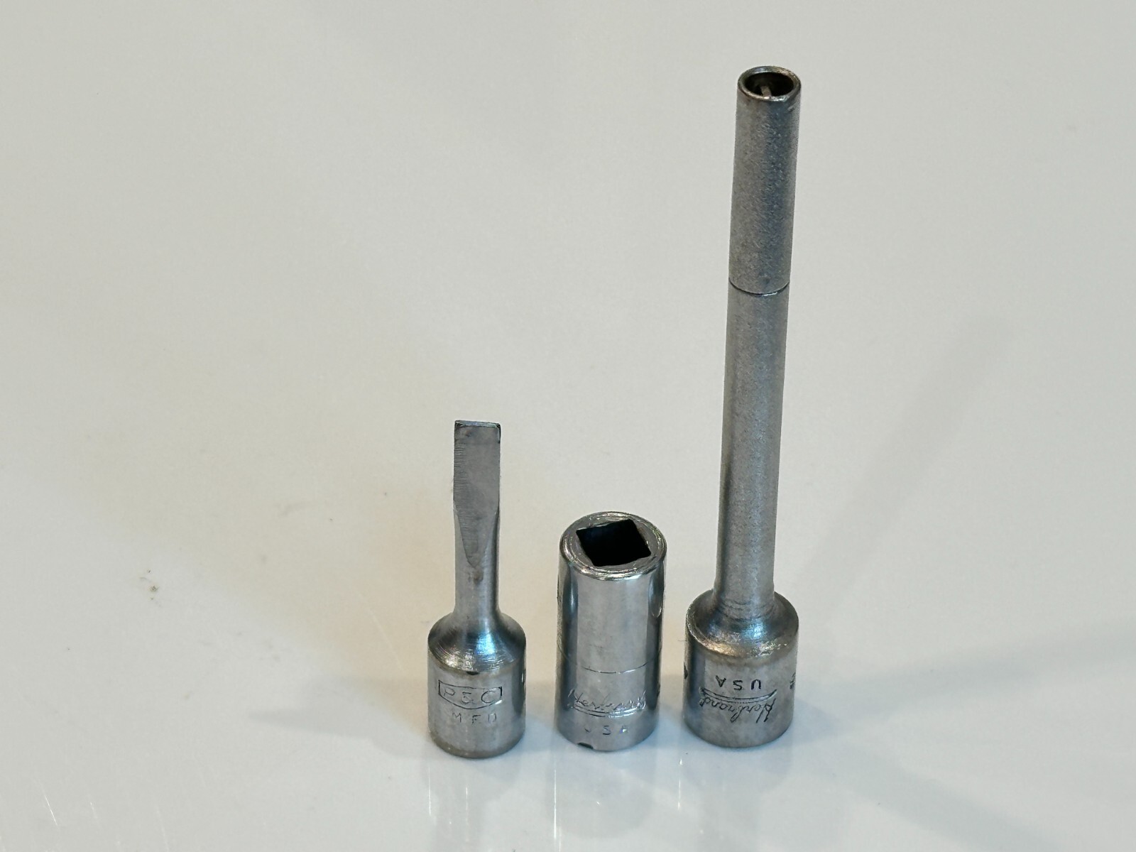 Herbrand USA & P&C Tools 3pc Carb Adjustment Socket Lot Set, 0244, 2121, 2123