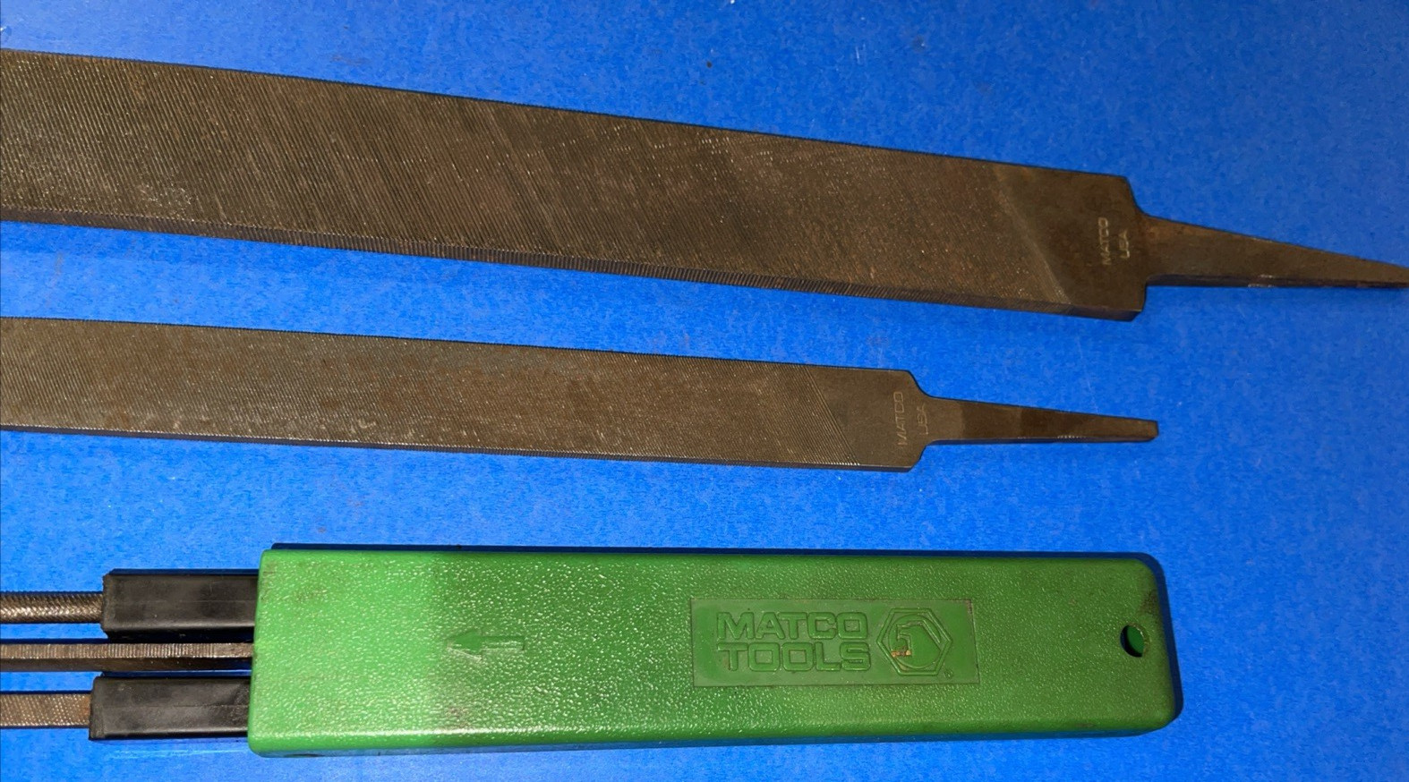 MATCO TOOLS 5 PIECE ASSORTED FILES 5 INCHES TO 19 INCHES LONG