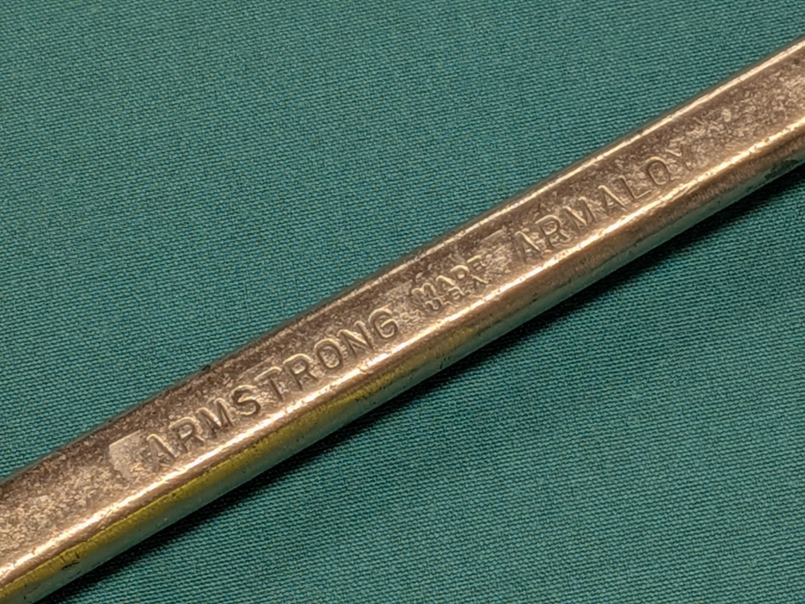 Vintage Armstrong Armaloy 7033-C Double Box End Wrench 12 Point 1” & 15/16”- USA