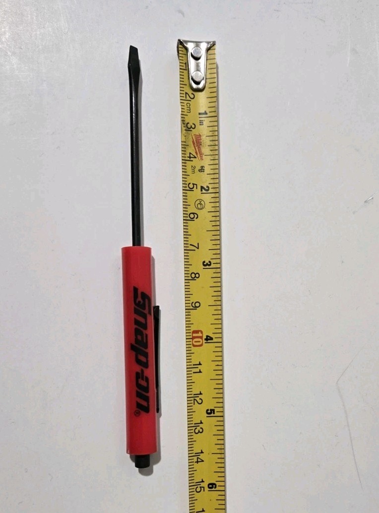 12 Snap on tools Special Edition pocket screwdrivers RED Promo BLACKED OUT +gift
