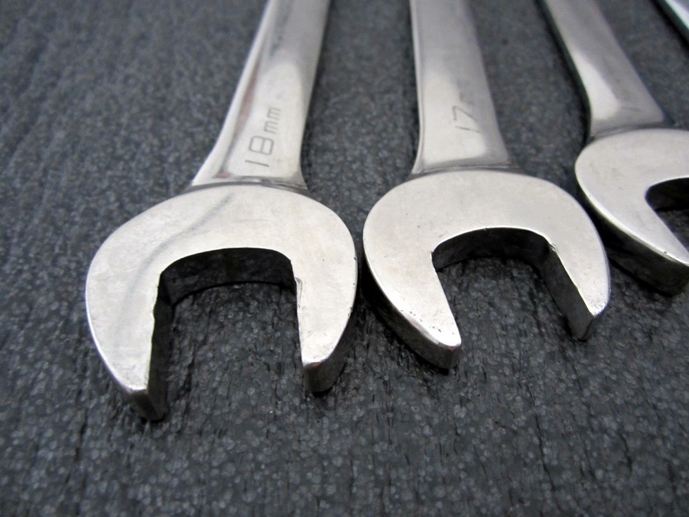 Blue-Point 9pc Metric Reversible Combination Ratcheting Wrench Set
