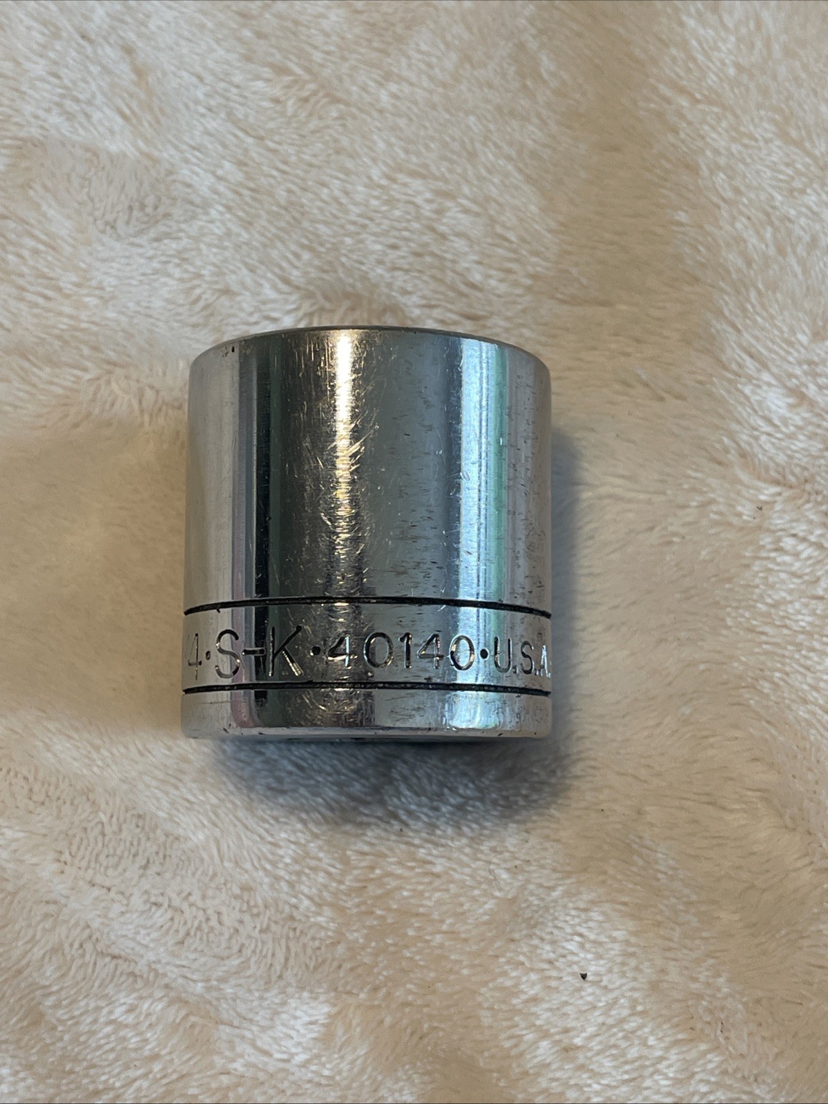 Vintage S-K 1 1/4″ Socket 12 Point 1/2″ Drive 40140 Made in USA Fast Ship!