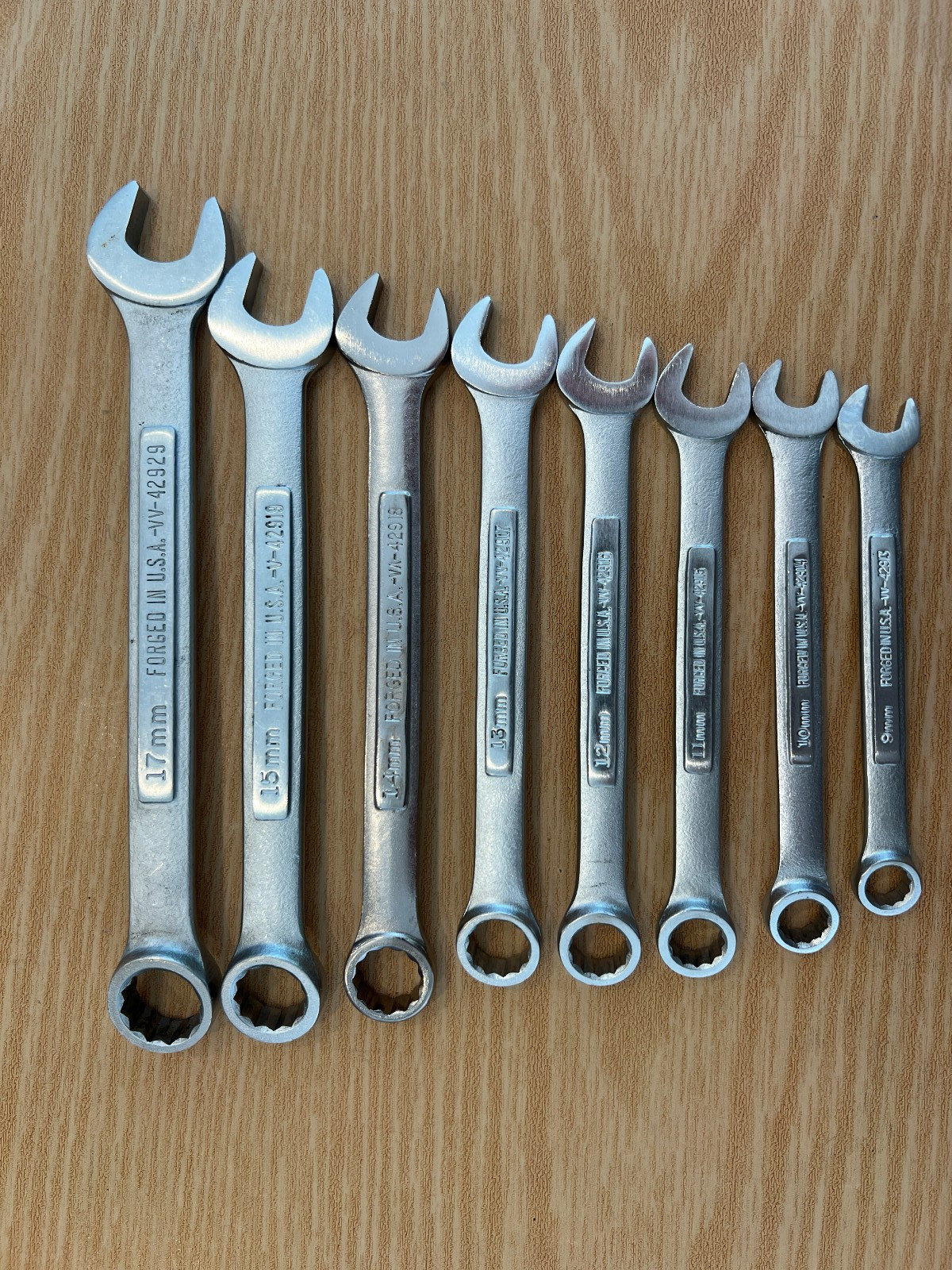 *Read description* Vintage Craftsman 8-Piece Metric Wrench Set 9- 17mm