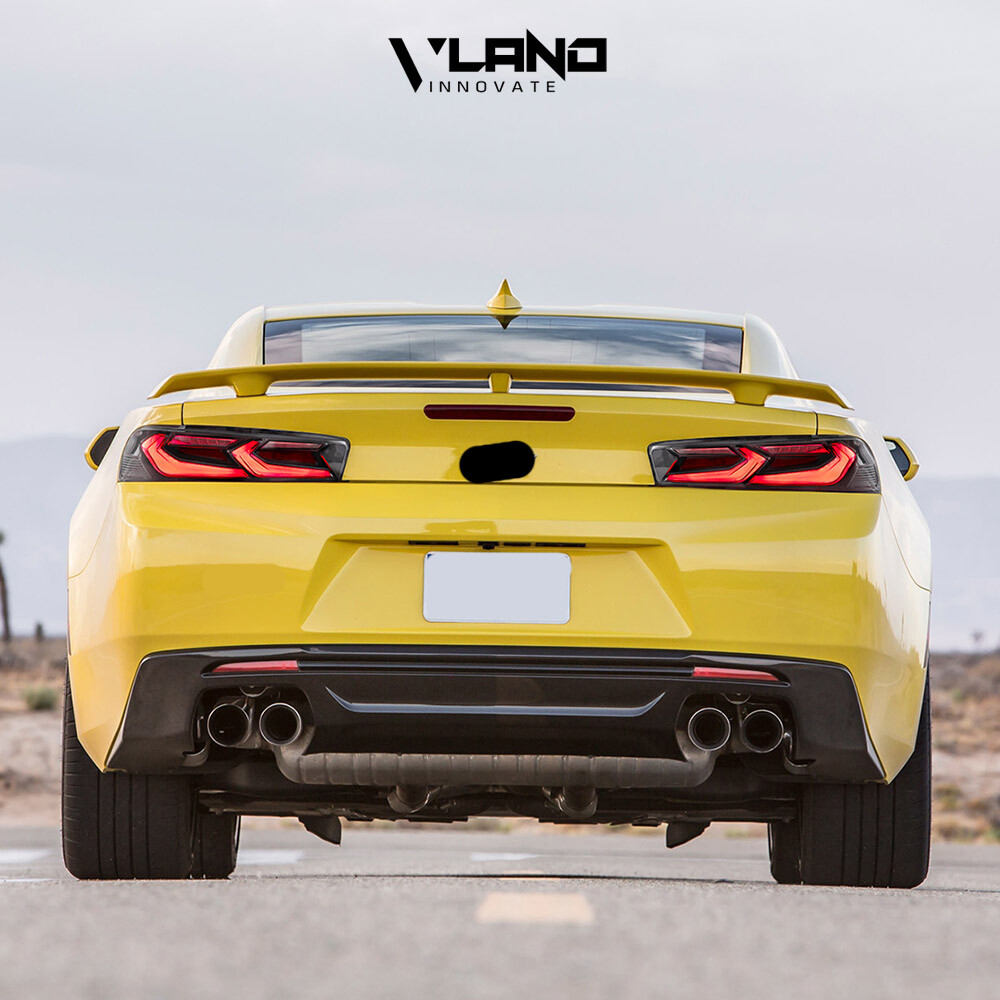 SET VLAND DRL FULL Smoked LED Tail Lights For Chevy Camaro 2016-2018 Assembly