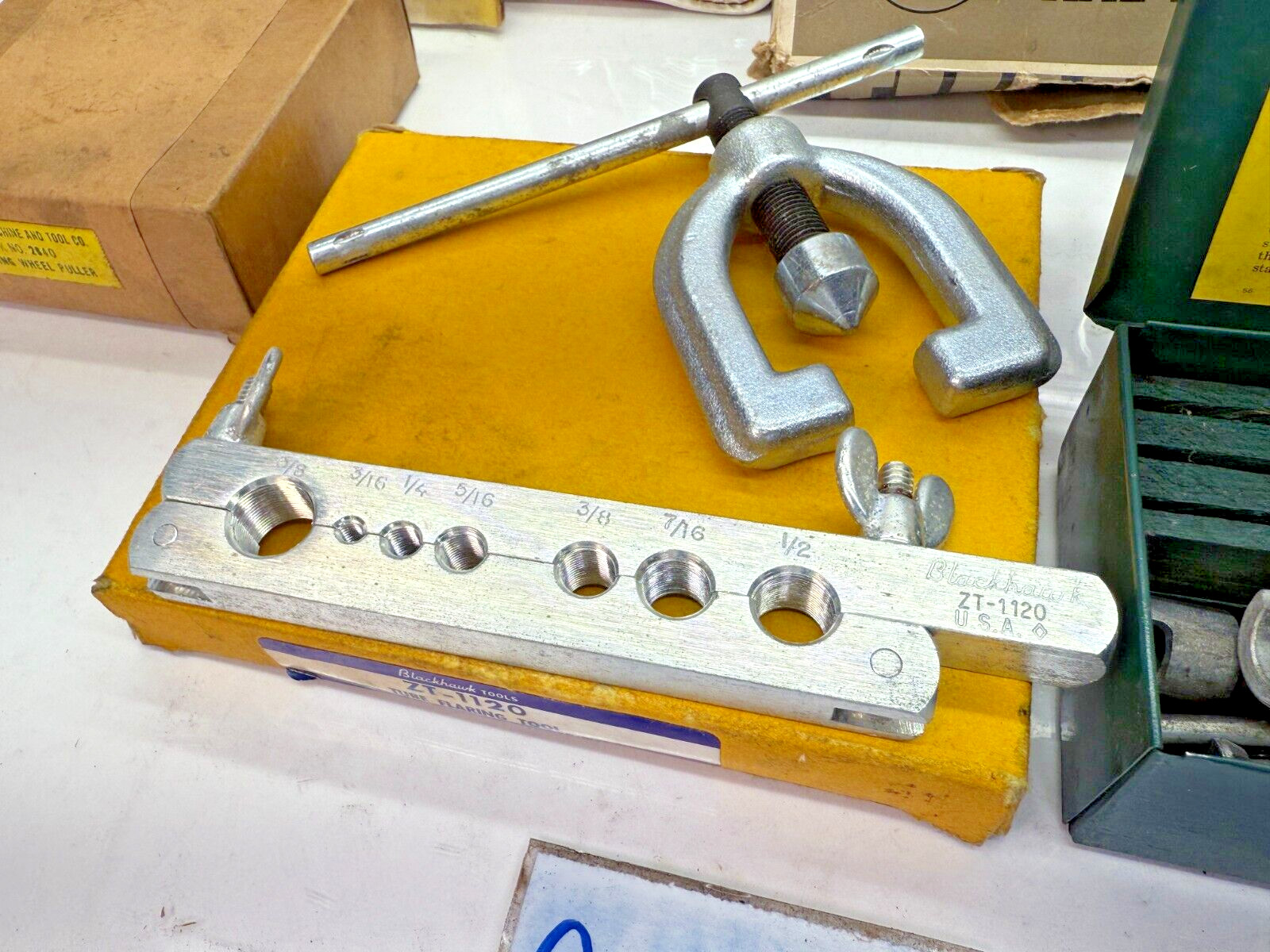 Vintage Automotive TOOL LOT AMMCO BLACKHAWK/ TUNEMASTER / OTC / NATION MACHINE