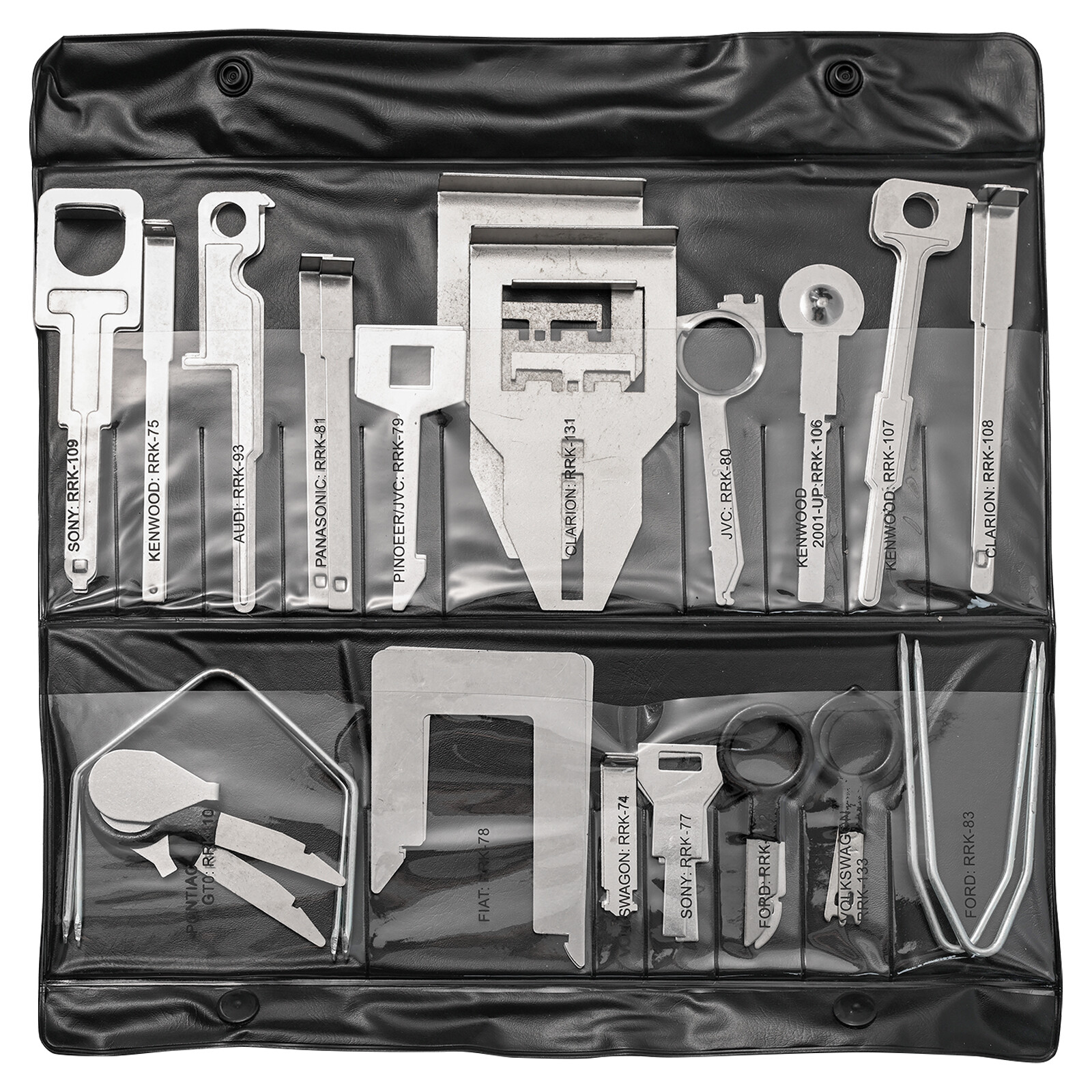 38 Pcs Car Radio Audio Stereo Removal Tool Key Set Head Unit Extractor Kits