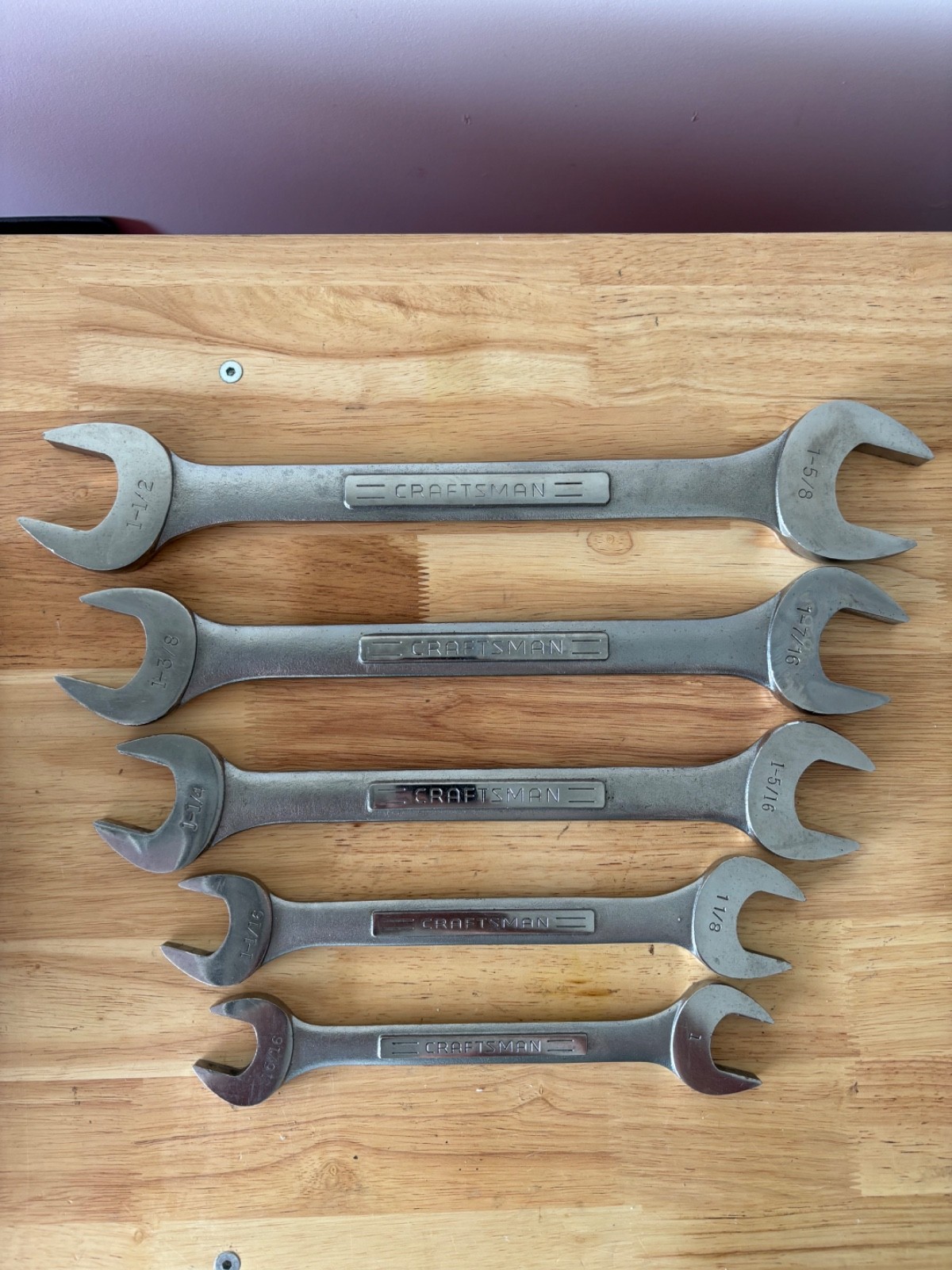 craftsman large open end wrenches