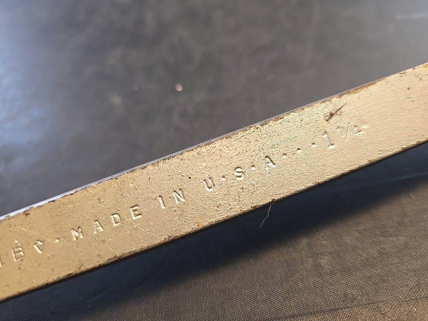 Vintage Plomb USA 1160 1-3/8 X 1-1/4″ SAE 12 Point Large Box End Wrench