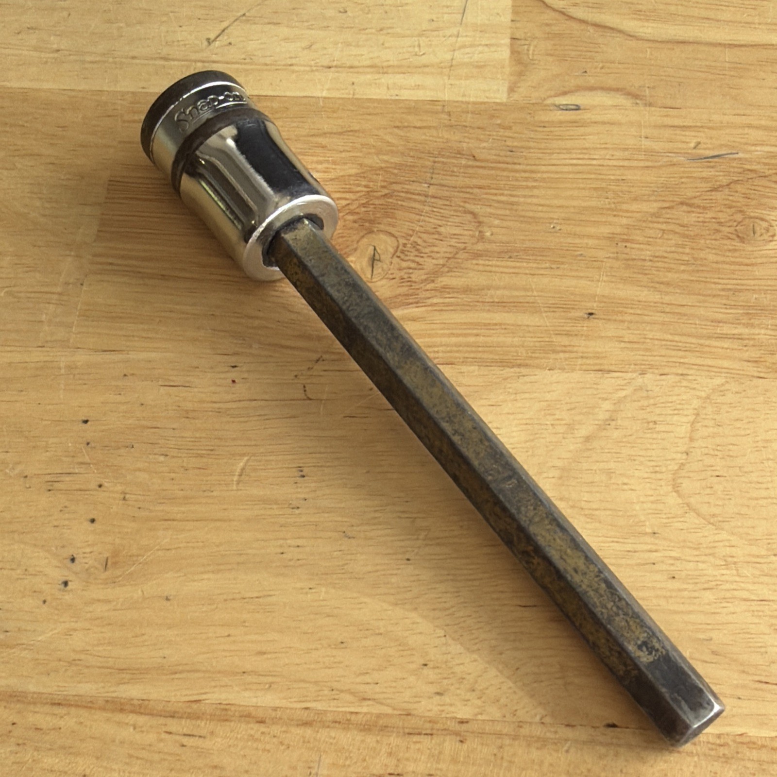 Snap On Tools 10mm Long Hex Bit Driver Socket 1/2″ Drive S6018 Vtg USA