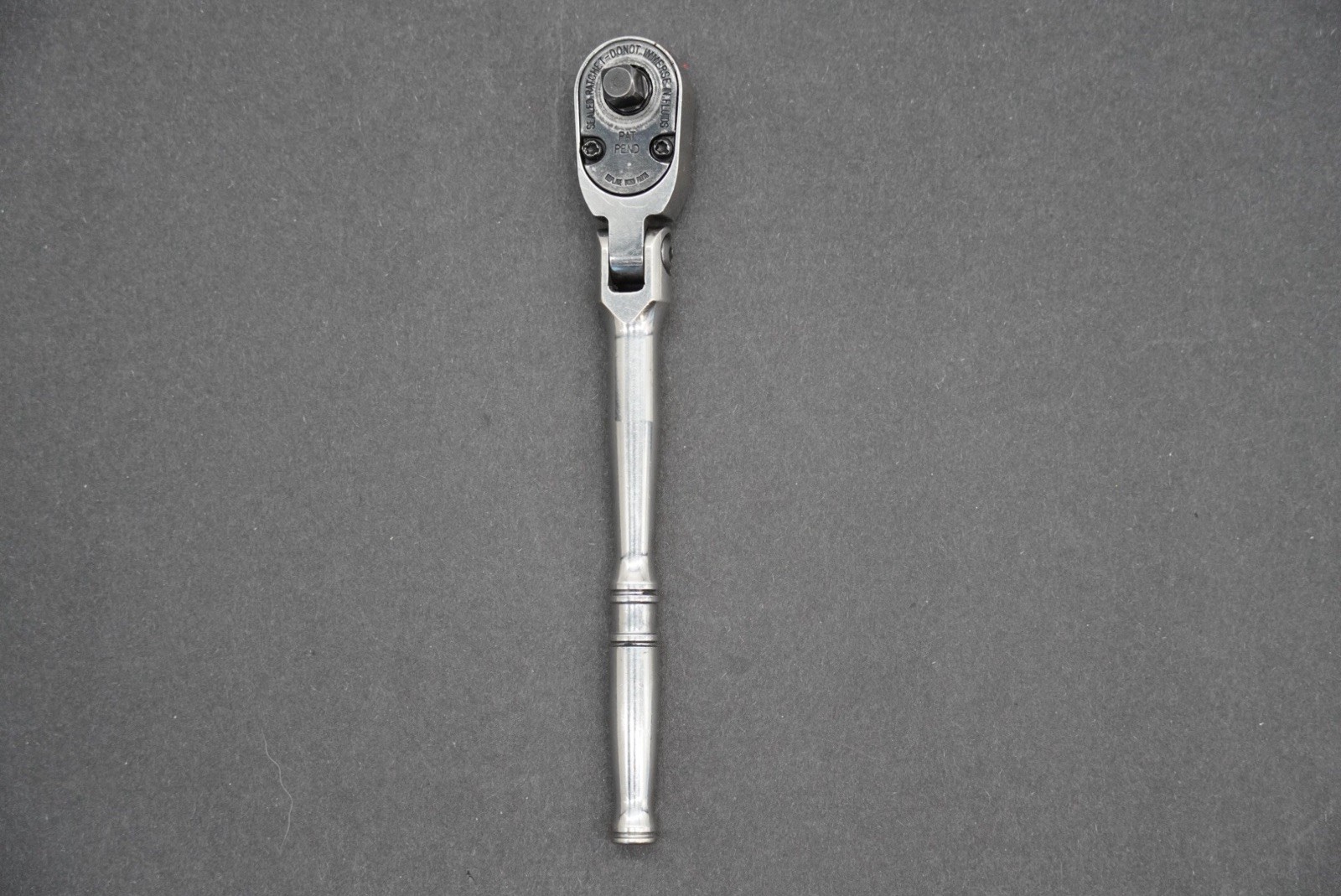 Snap On Ratchet 1/4” Drive 72-Tooth Flex Head Standard Handle Dual 80 TF72