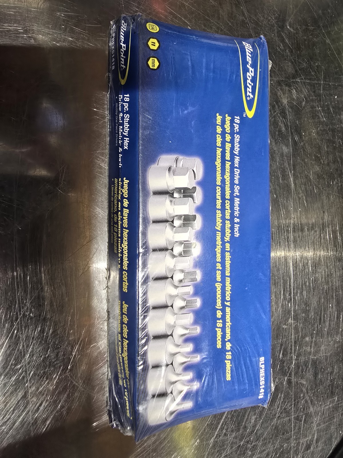 BLUE POINT SNAP ON HEX DRIVE SET 1/4 INCH. BRAND NEW SEALED. METRIC AND STANDARD