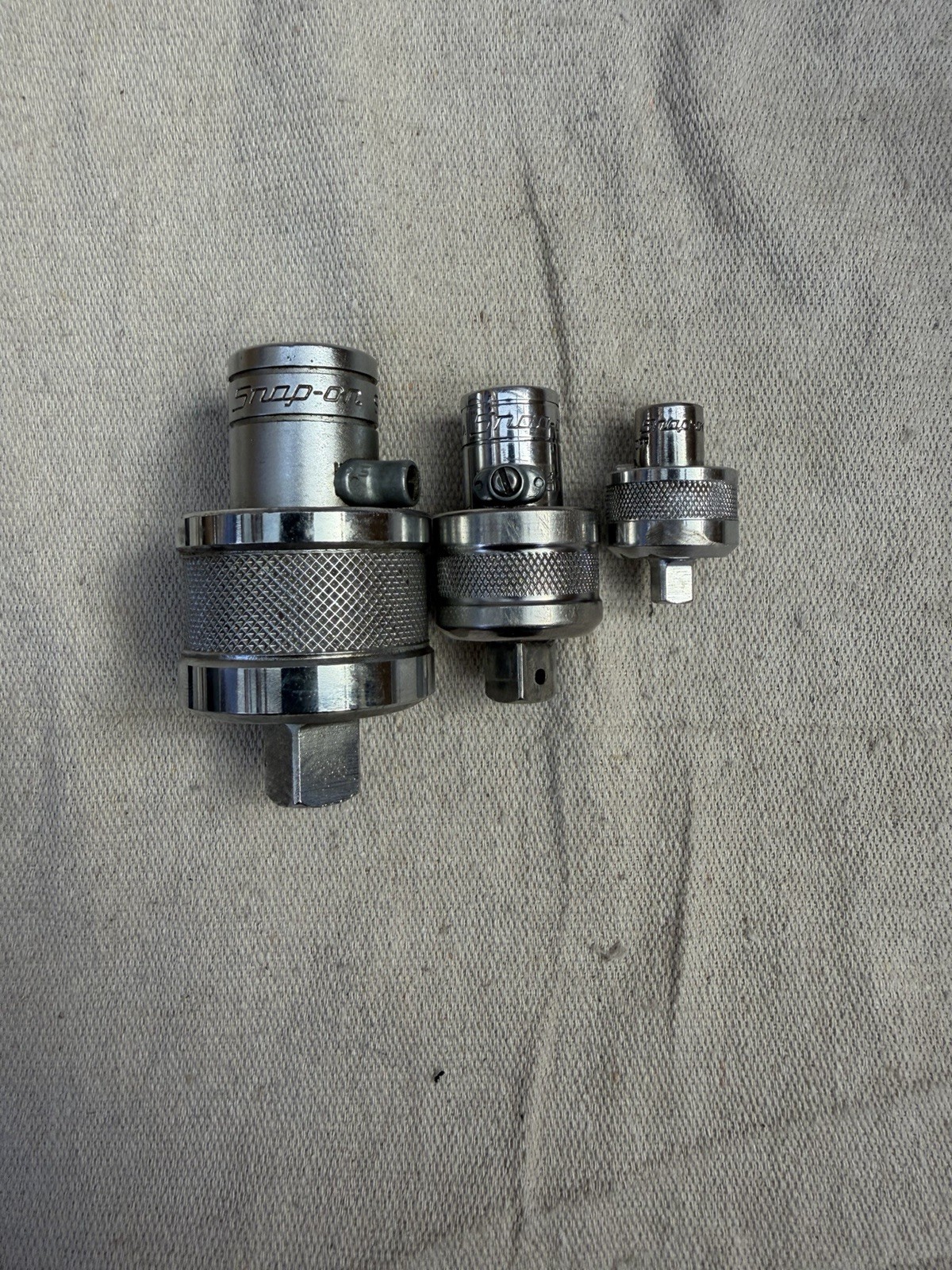 Snap-On TM67A F77A S77 Ratcheting Breaker Bar Adapter Set 1/4 3/8 1/2 USA
