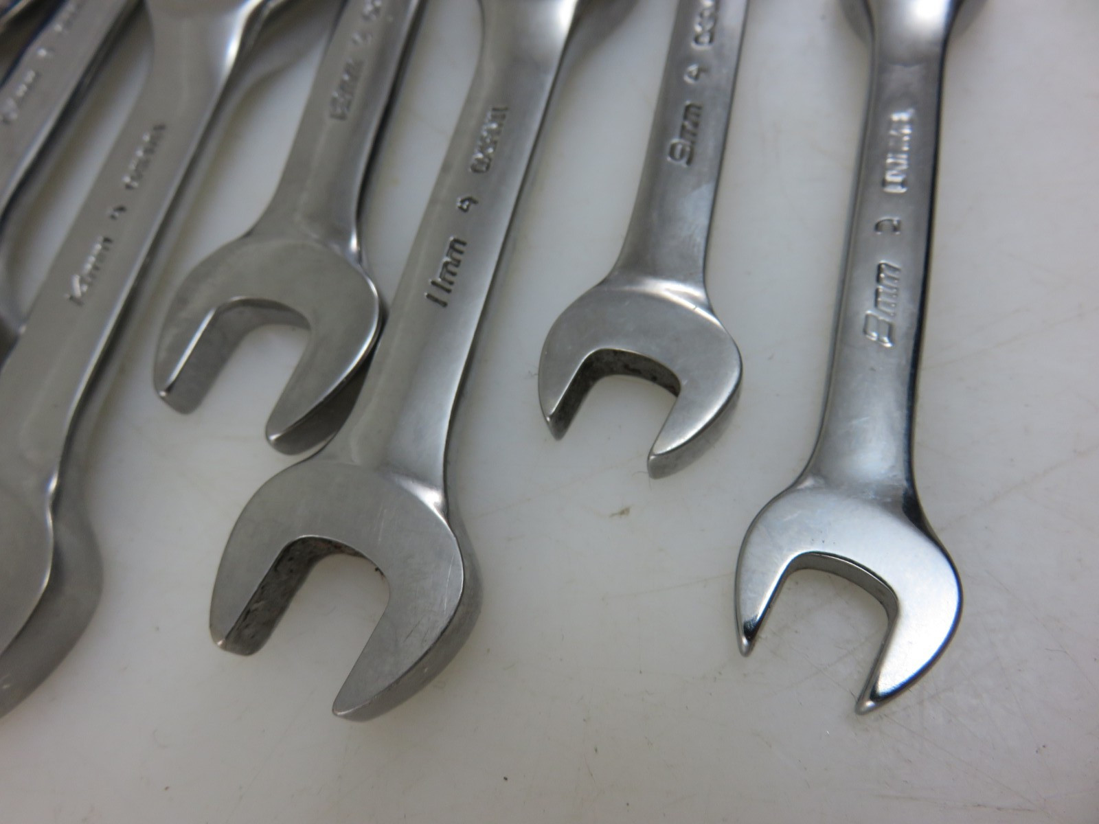 Snap-On METRIC OXIRM Stubby Ratcheting Combination Wrench 7pc Set