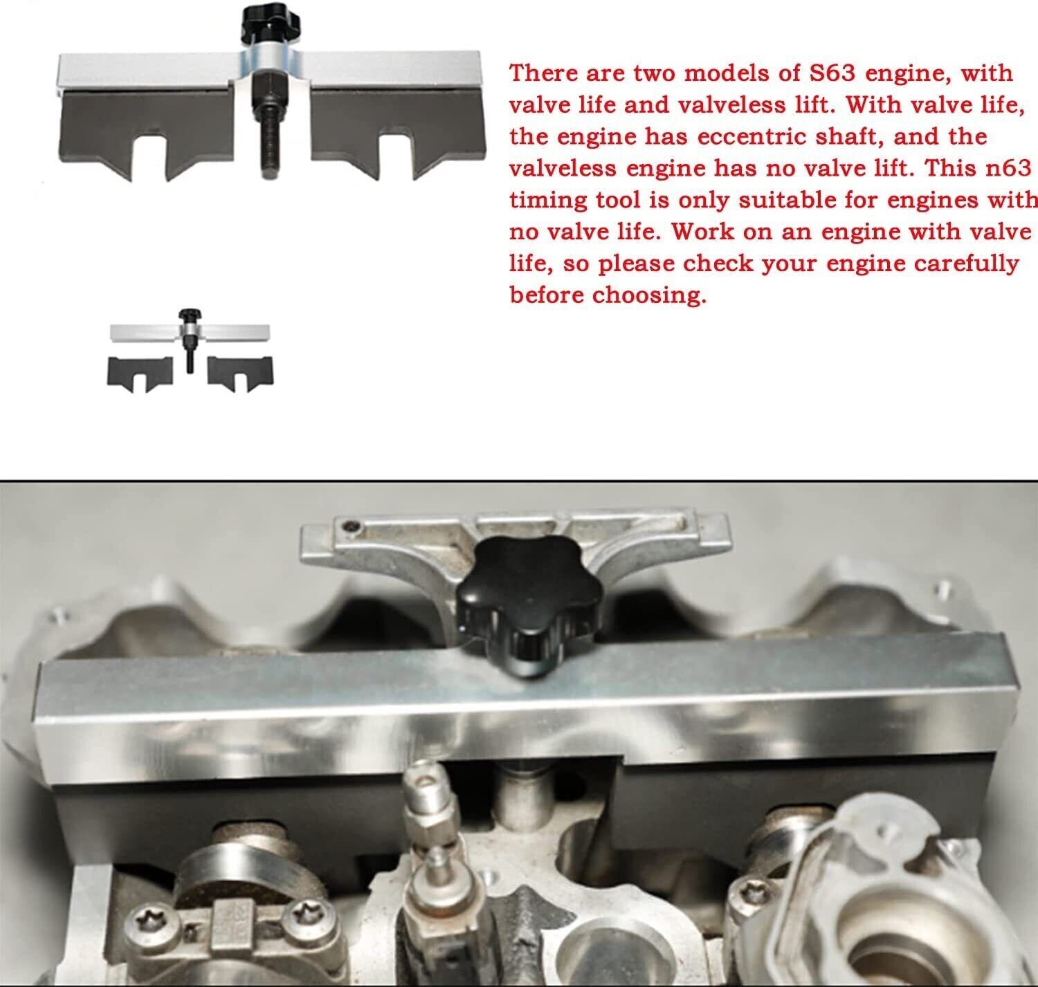 Engine Timing Locking Tool Kit For BMW V8 N63 S63 N65 N74 X5 X6 Drive 750I 760I