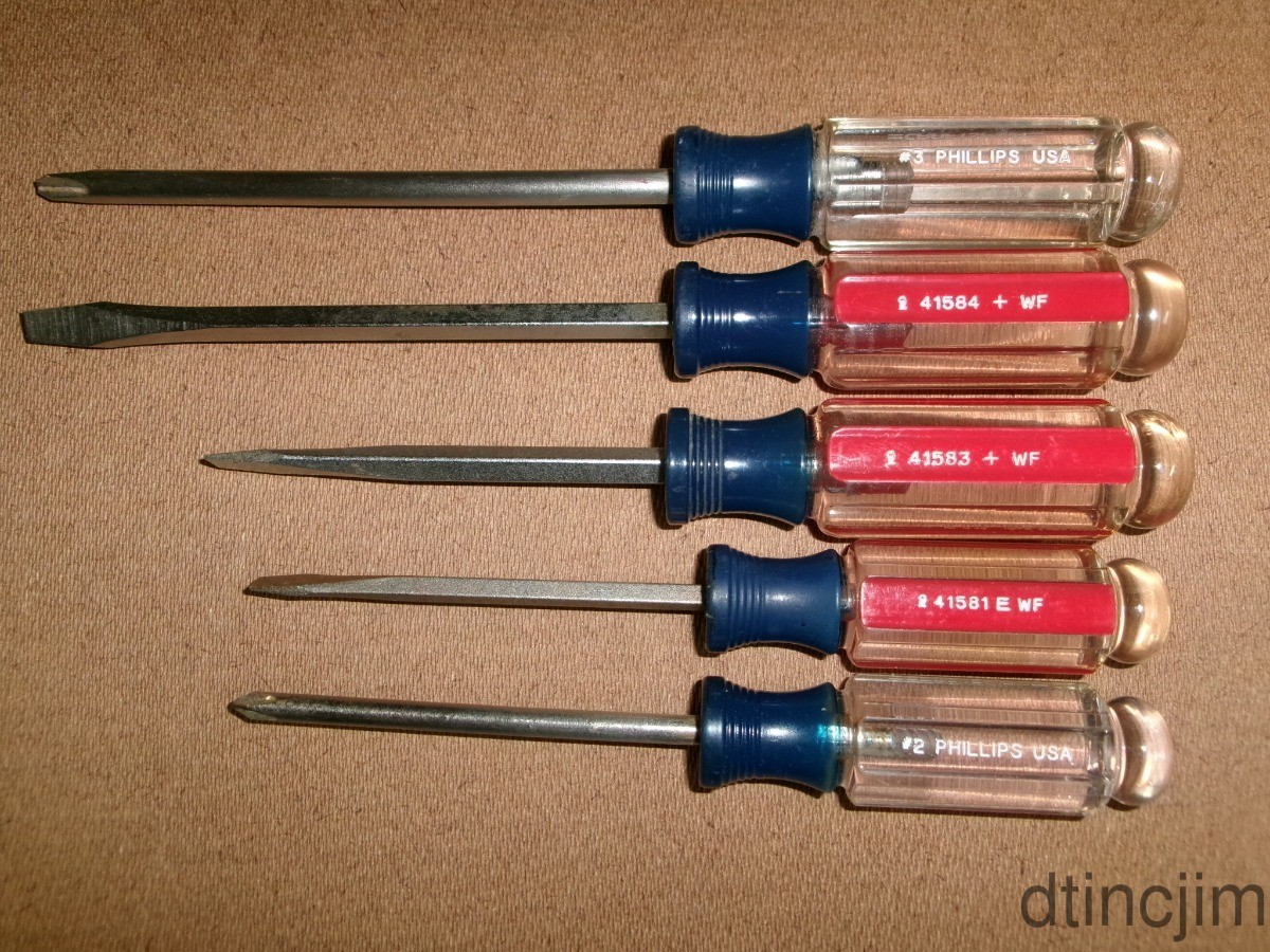 Craftsman 5 Piece Flat Blade and Phillips Screwdriver Set