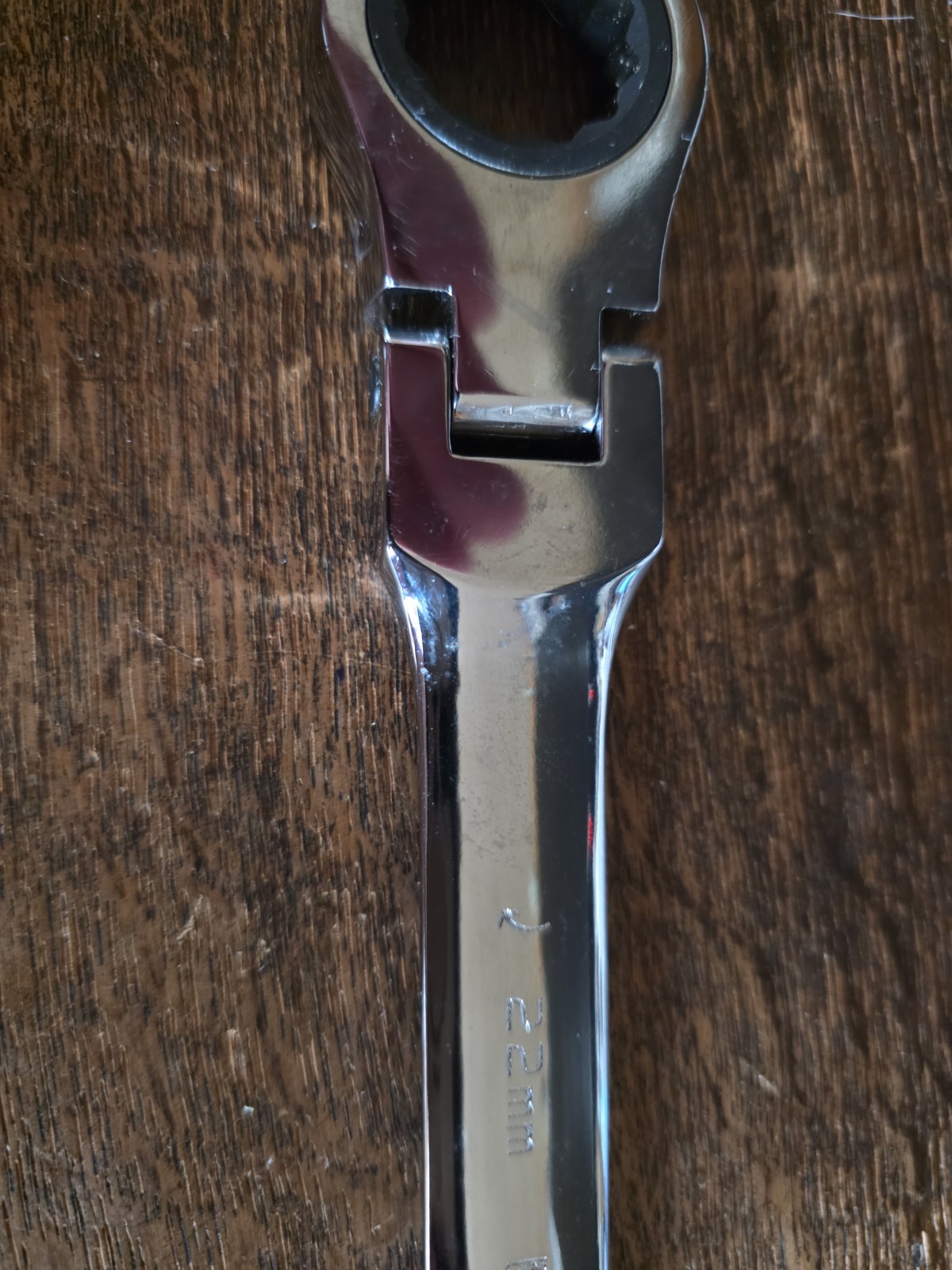 GearWrench 22mm Flex Head Ratcheting Combination Wrench – Metric – Pivot Head –