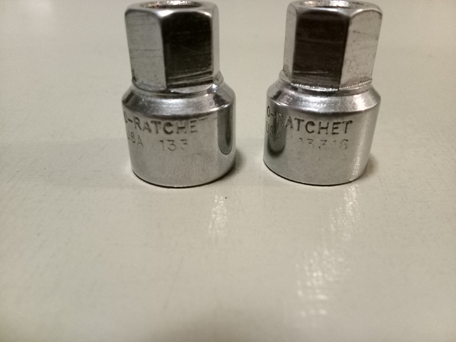 O-Ratchet sockets 1/2″ Pair. USA