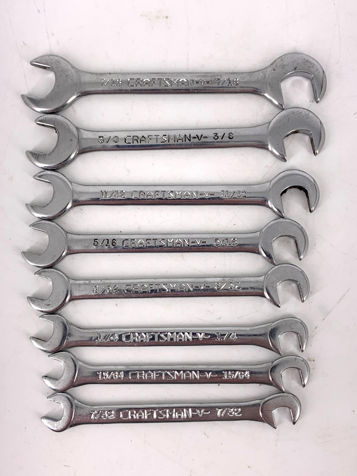 Craftsman (8) Piece Open End Ignition Wrench Set PN 4306