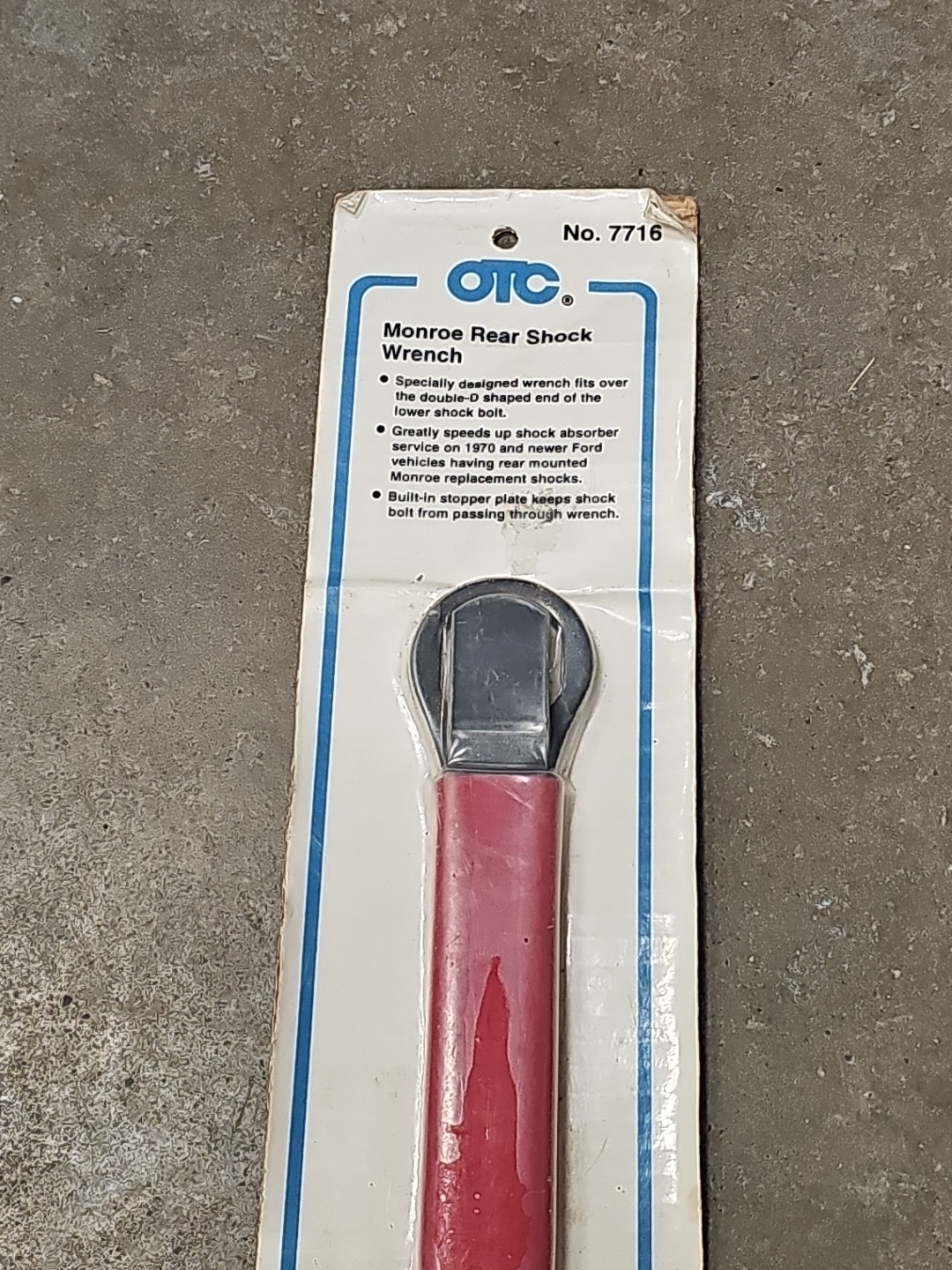 OTC 7716 Monroe Rear Shock Wrench for Ford Cars (BN140)